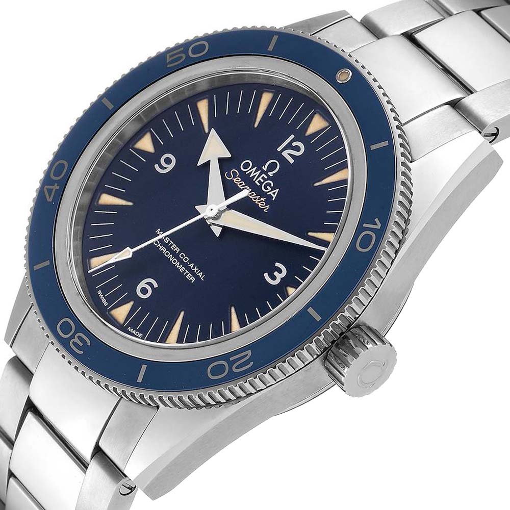 

Omega Blue Titanium Seamaster 300 233.90.41.21.03.001 Men's Wristwatch