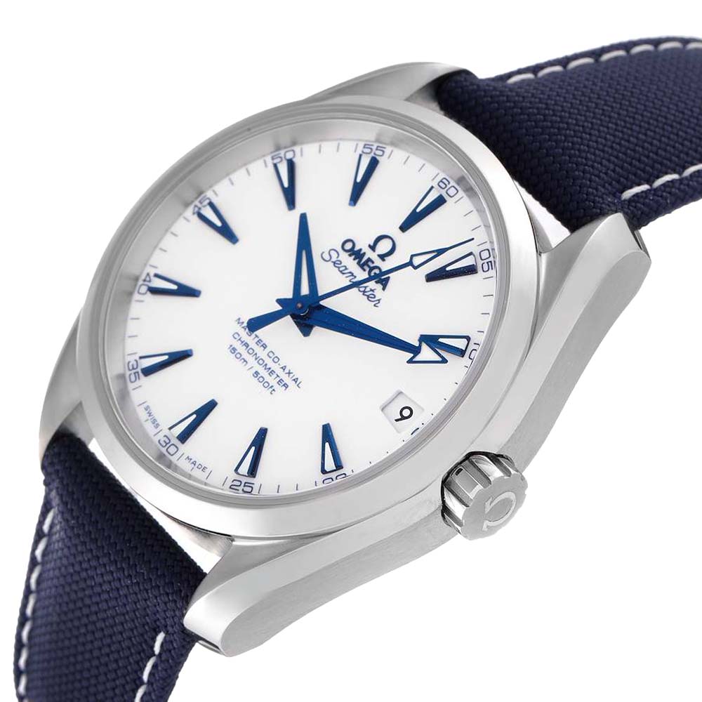 

Omega White Titanium Seamaster Aqua Terra Watch 231.92.39.21.04.001 Men's Wristwatch