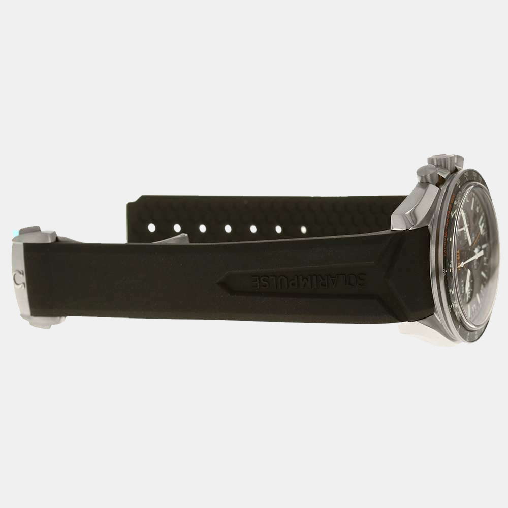 

Omega Black Titanium Speedmaster Co-Axial GMT 321.92.44.52.01.001 Men's Wristwatch 44 MM