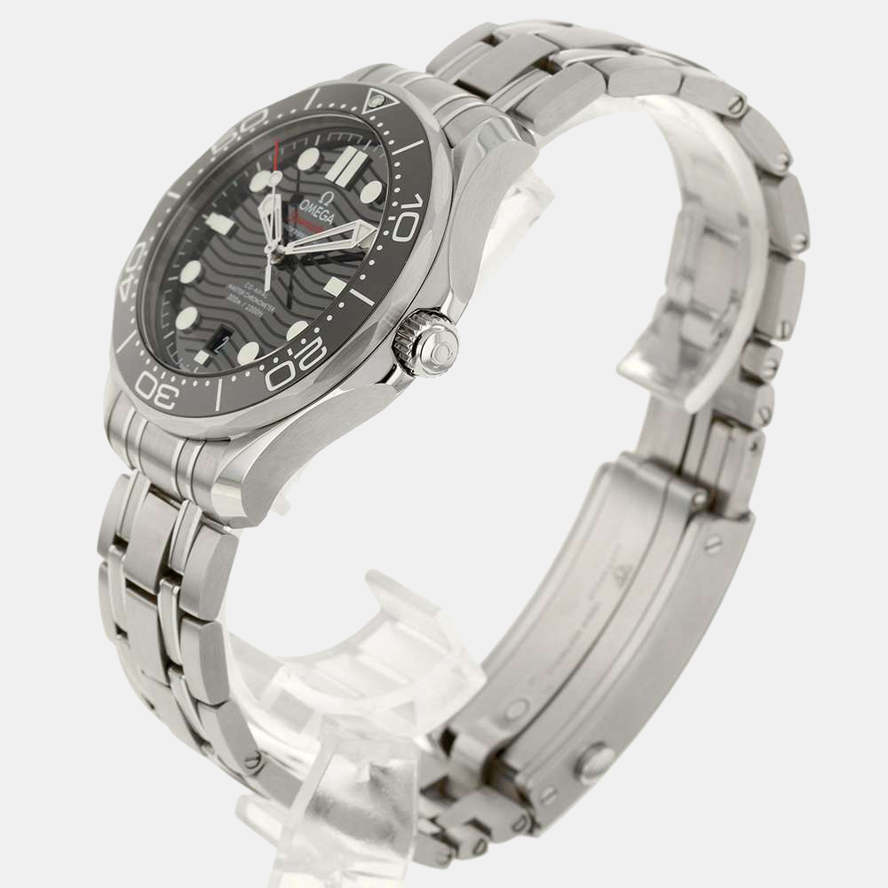 

Omega Black Stainless Steel Seamaster 210.30.42.20.01.001 Automatic Men's Wristwatch 42 mm
