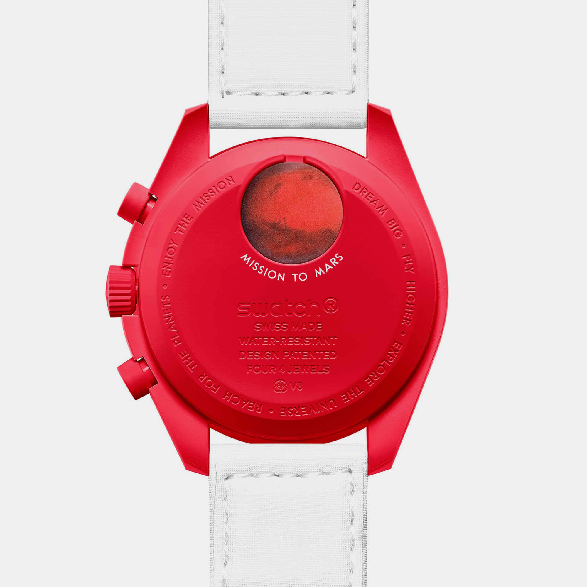 

Omega x Swatch MoonSwatch Mission to Mars White Dial Bioceramic Watch 42 mm