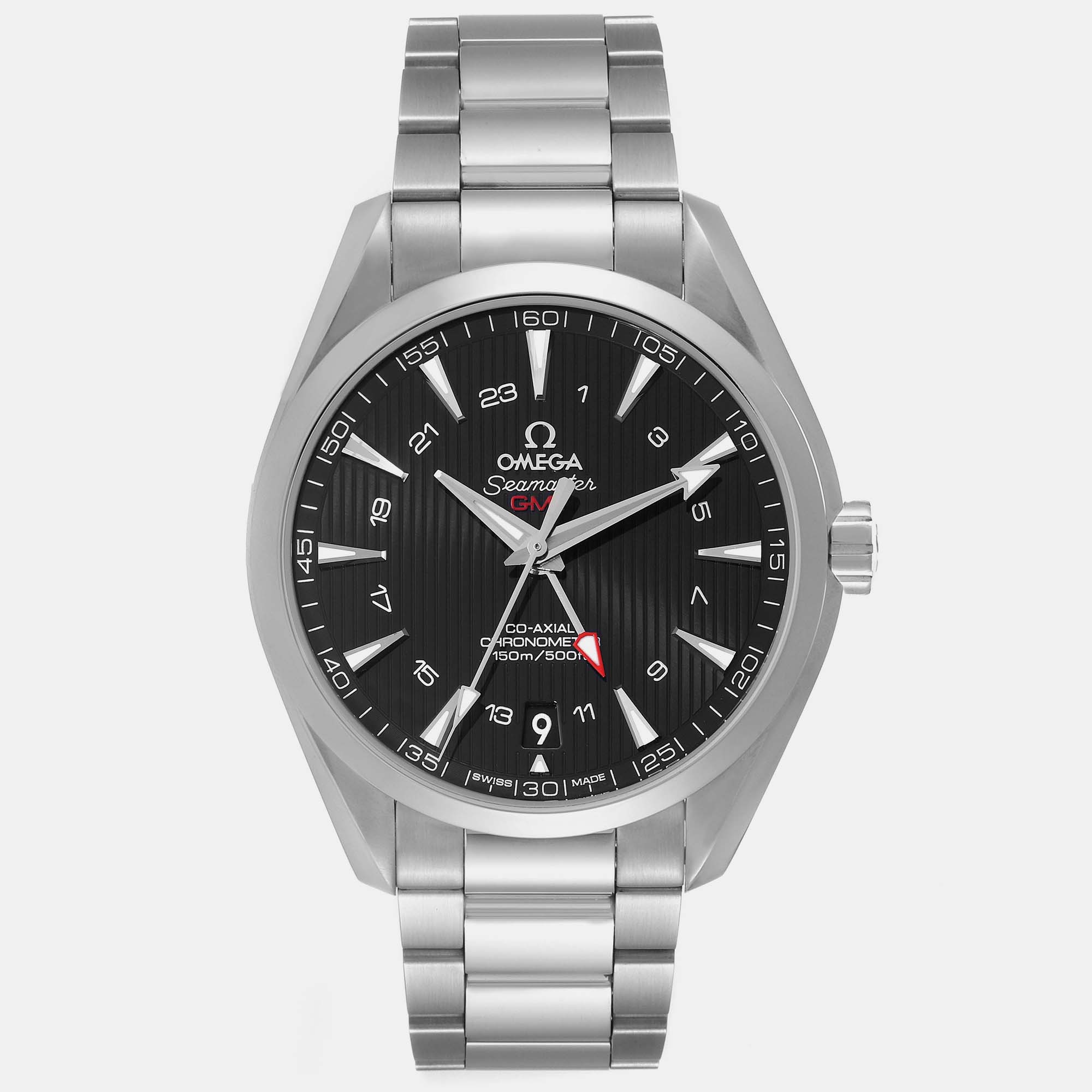 

Omega Black Stainless Steel Seamaster Aqua Terra 231.10.43.22.01.001 Automatic Men's Wristwatch 43 mm