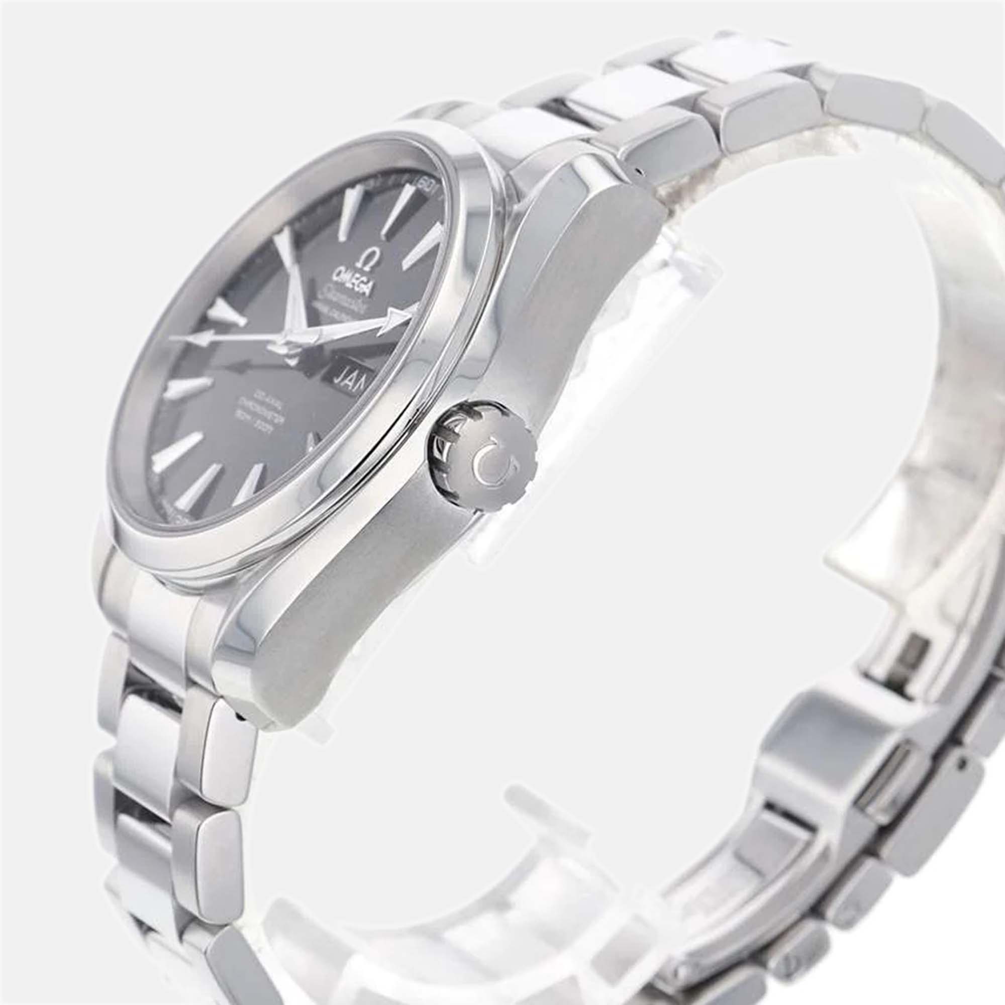 

Omega Black Stainless Steel Seamaster Aqua Terra 231.10.39.22.01.001 Automatic Men's Wristwatch 38.5 mm