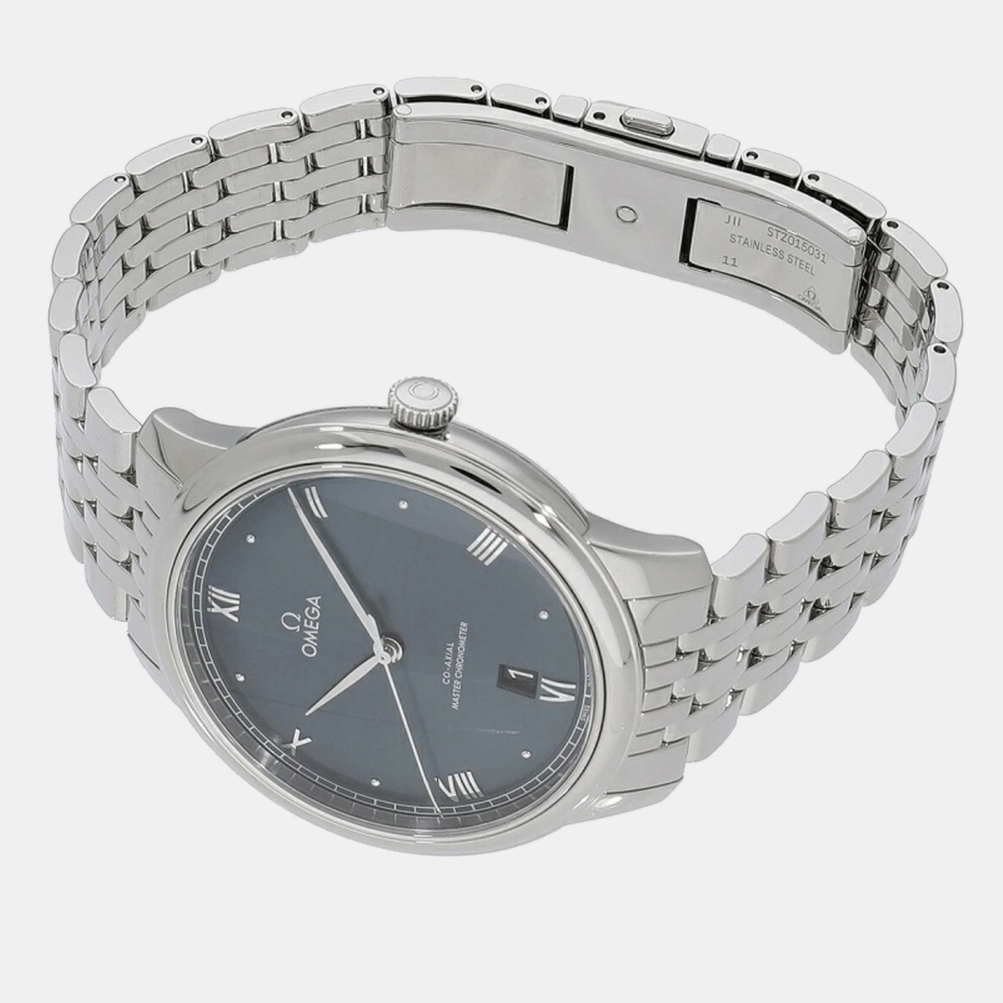 

Omega Green Stainless Steel De Ville Prestige 434.10.40.20.10.001 Automatic Men's Wristwatch 40 mm