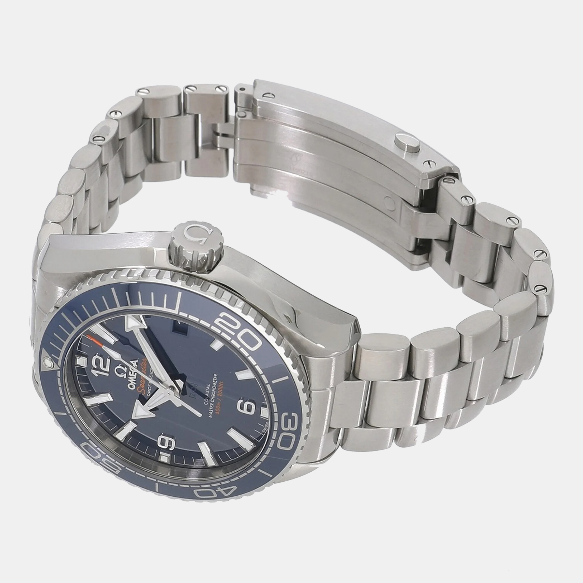 

Omega Blue Stainless Steel Seamaster Planet Ocean 215.30.44.21.03.001 Automatic Men's Wristwatch 43.5 mm