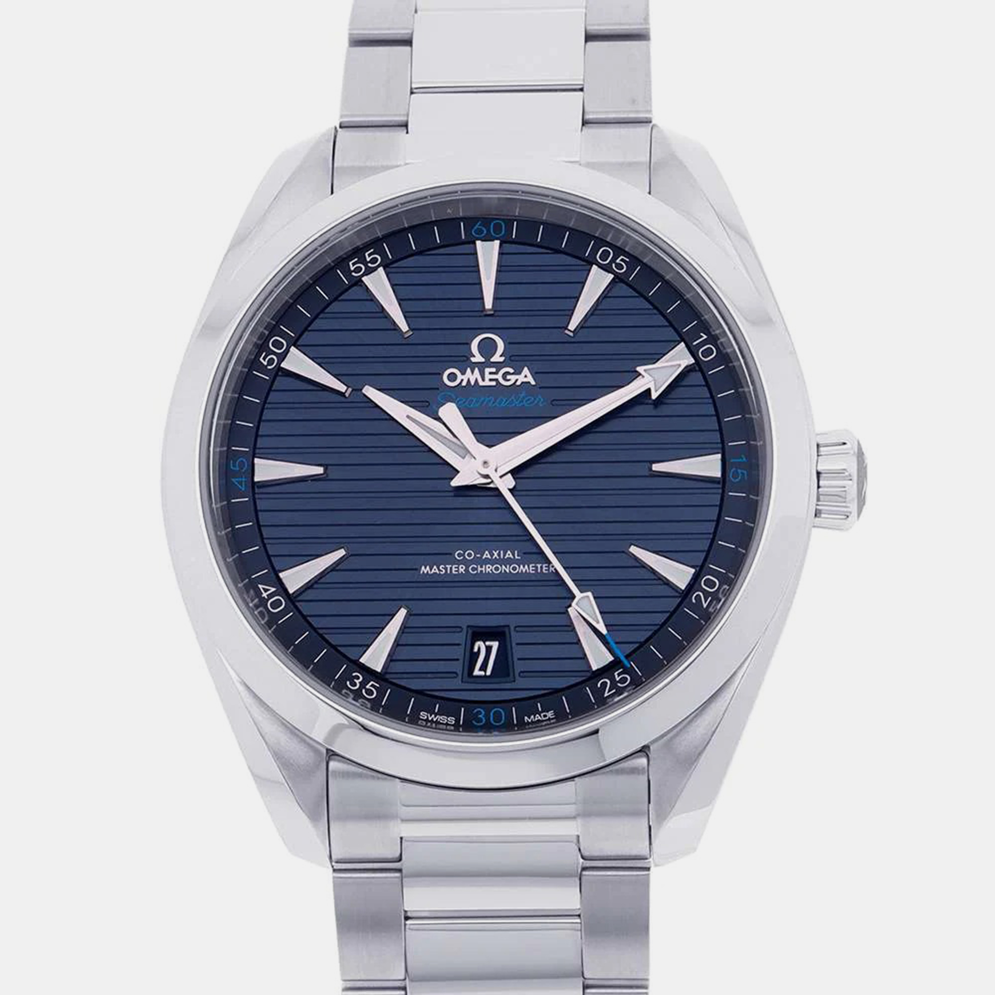 

Omega Blue Stainless Steel Seamaster Aqua Terra 220.10.41.21.03.001 Automatic Men's Wristwatch 41 mm