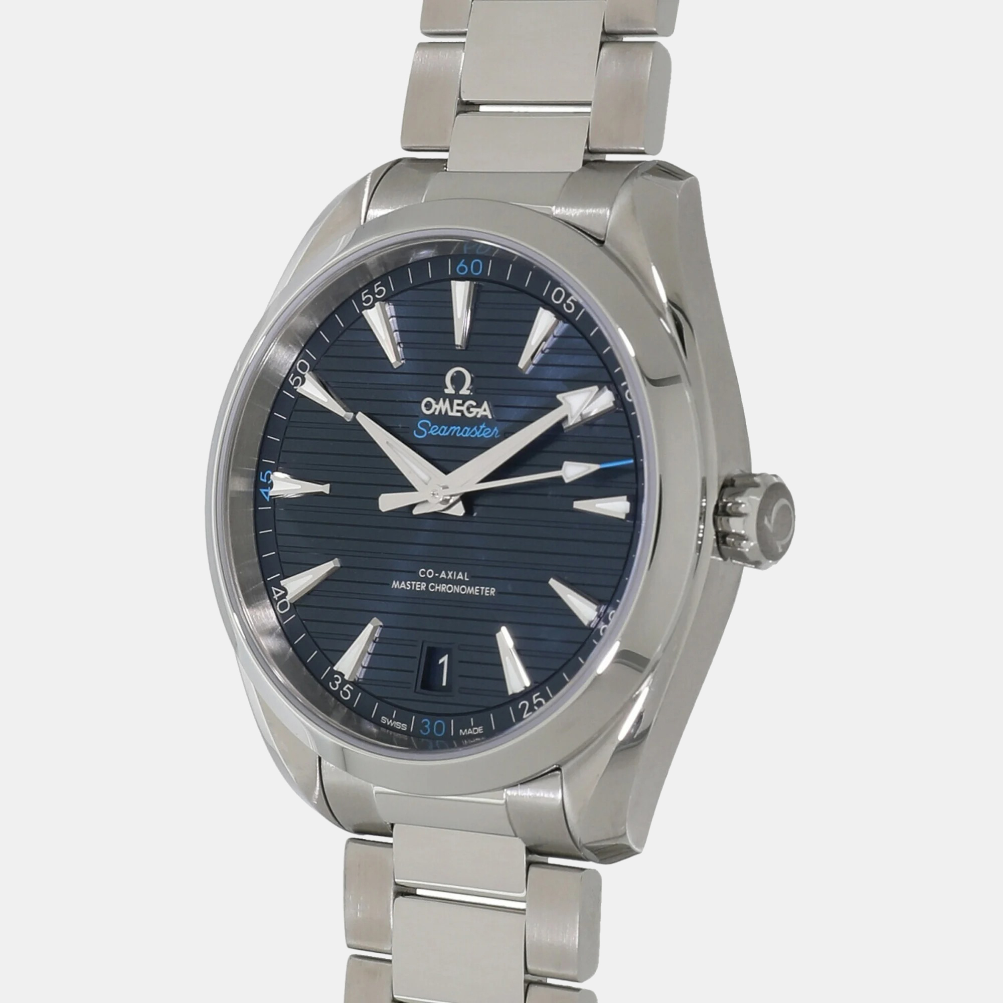 

Omega Blue Stainless Steel Seamaster Aqua Terra 220.10.41.21.03.001 Automatic Men's Wristwatch 41 mm