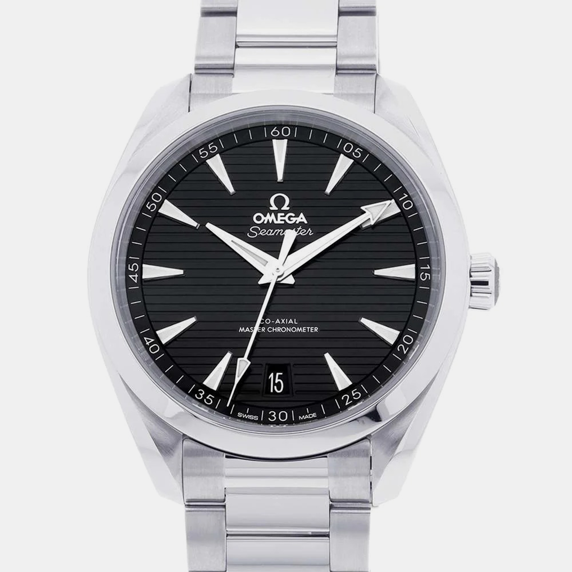

Omega Black Stainless Steel Seamaster Aqua Terra 220.10.41.21.01.001 Automatic Men's Wristwatch 41 mm