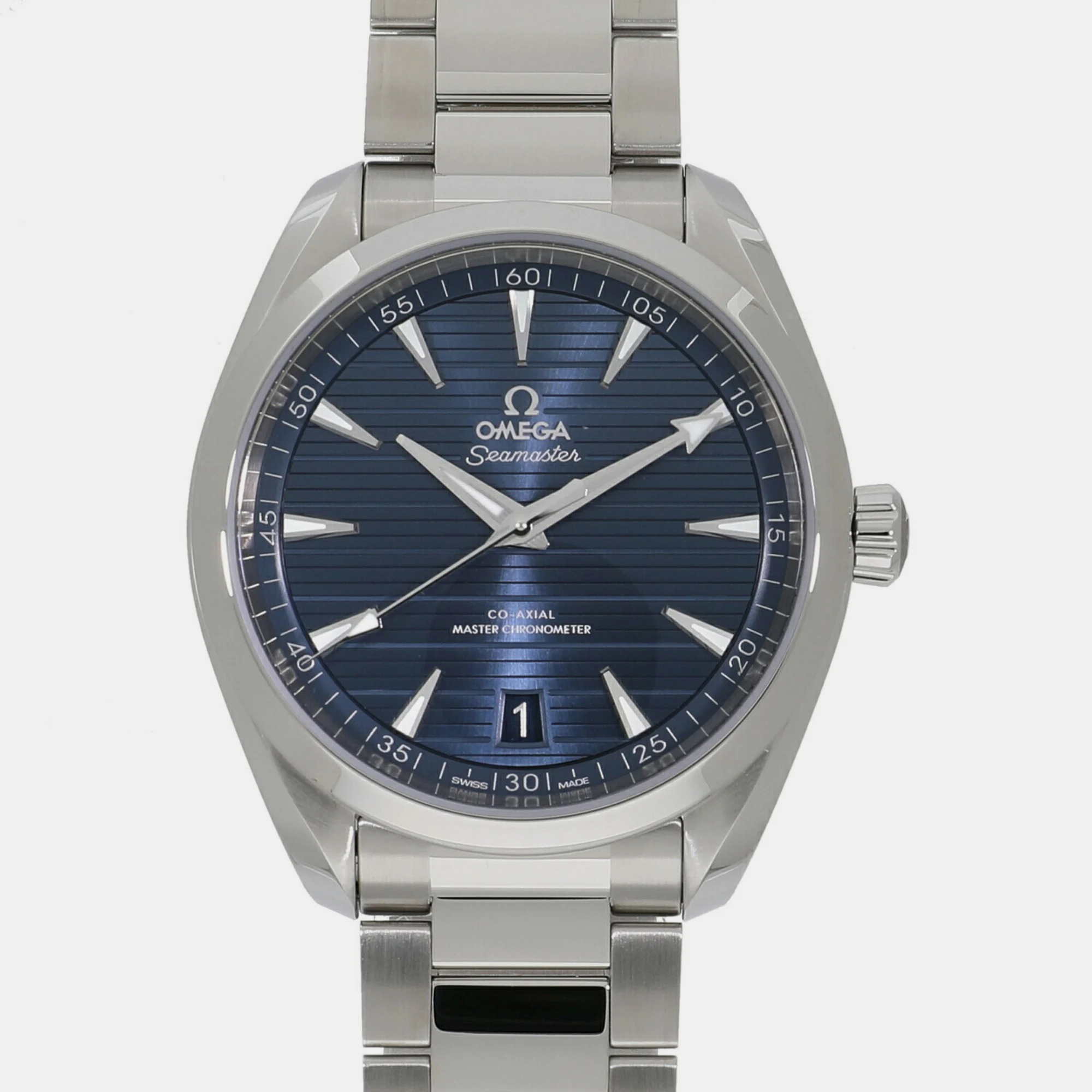 

Omega Blue Stainless Steel Seamaster Aqua Terra 220.10.41.21.03.004 Automatic Men's Wristwatch 41 mm