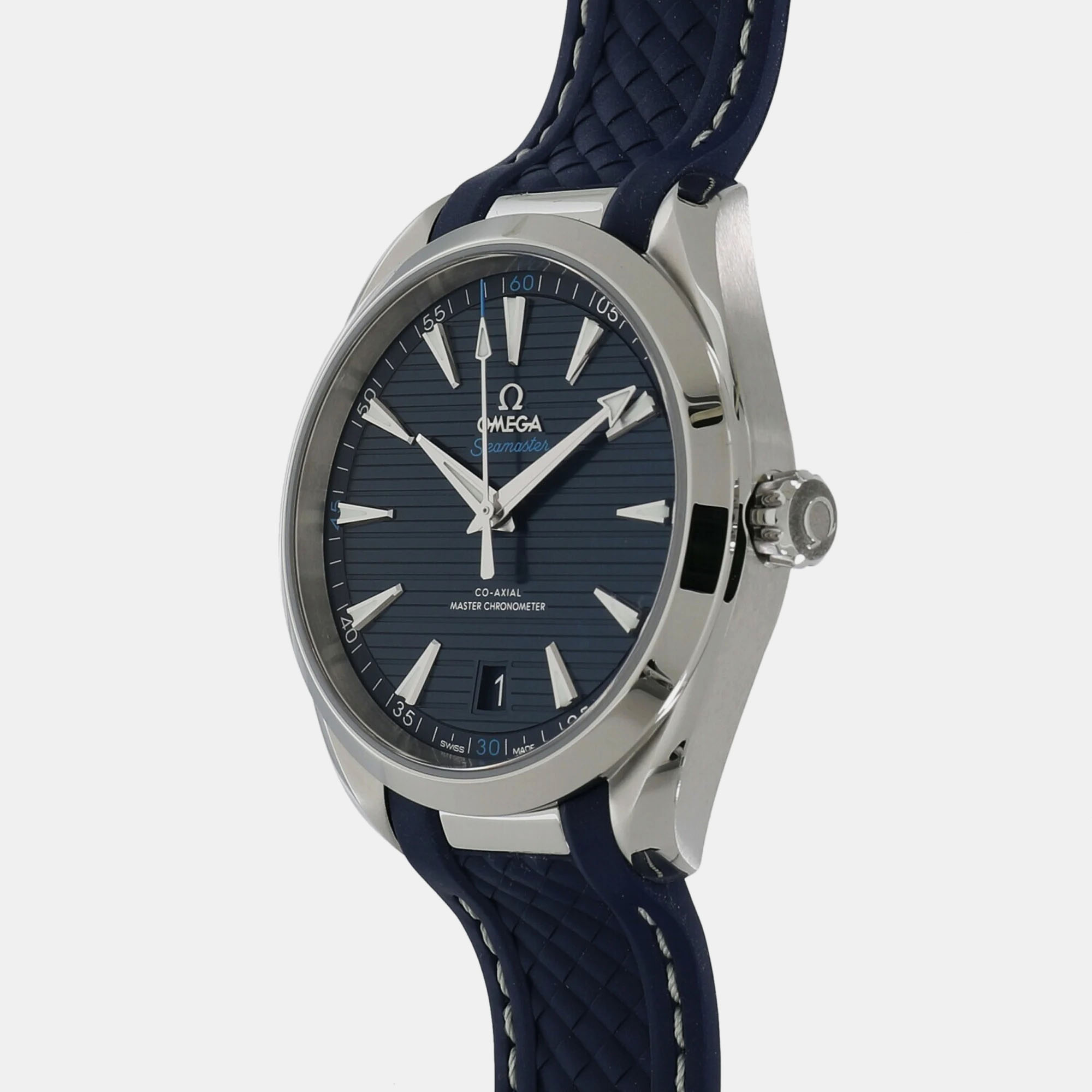 

Omega Blue Stainless Steel Seamaster Aqua Terra 220.12.41.21.03.001 Automatic Men's Wristwatch 41 mm