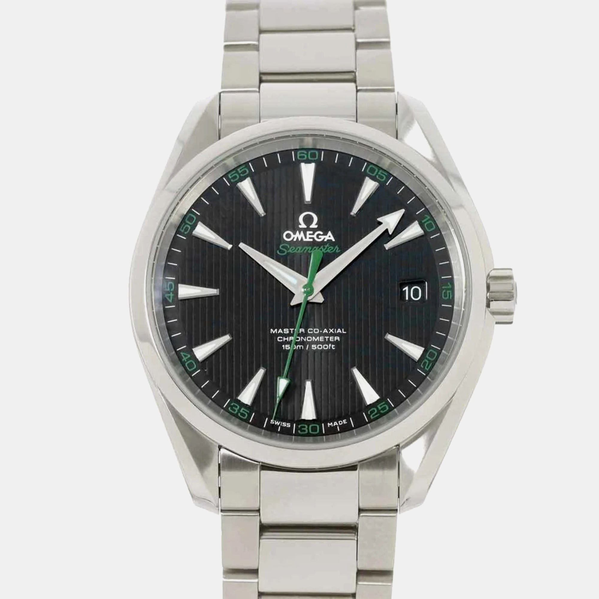 

Omega Black Stainless Steel Seamaster Aqua Terra 231.10.42.21.01.004 Automatic Men's Wristwatch 42 mm