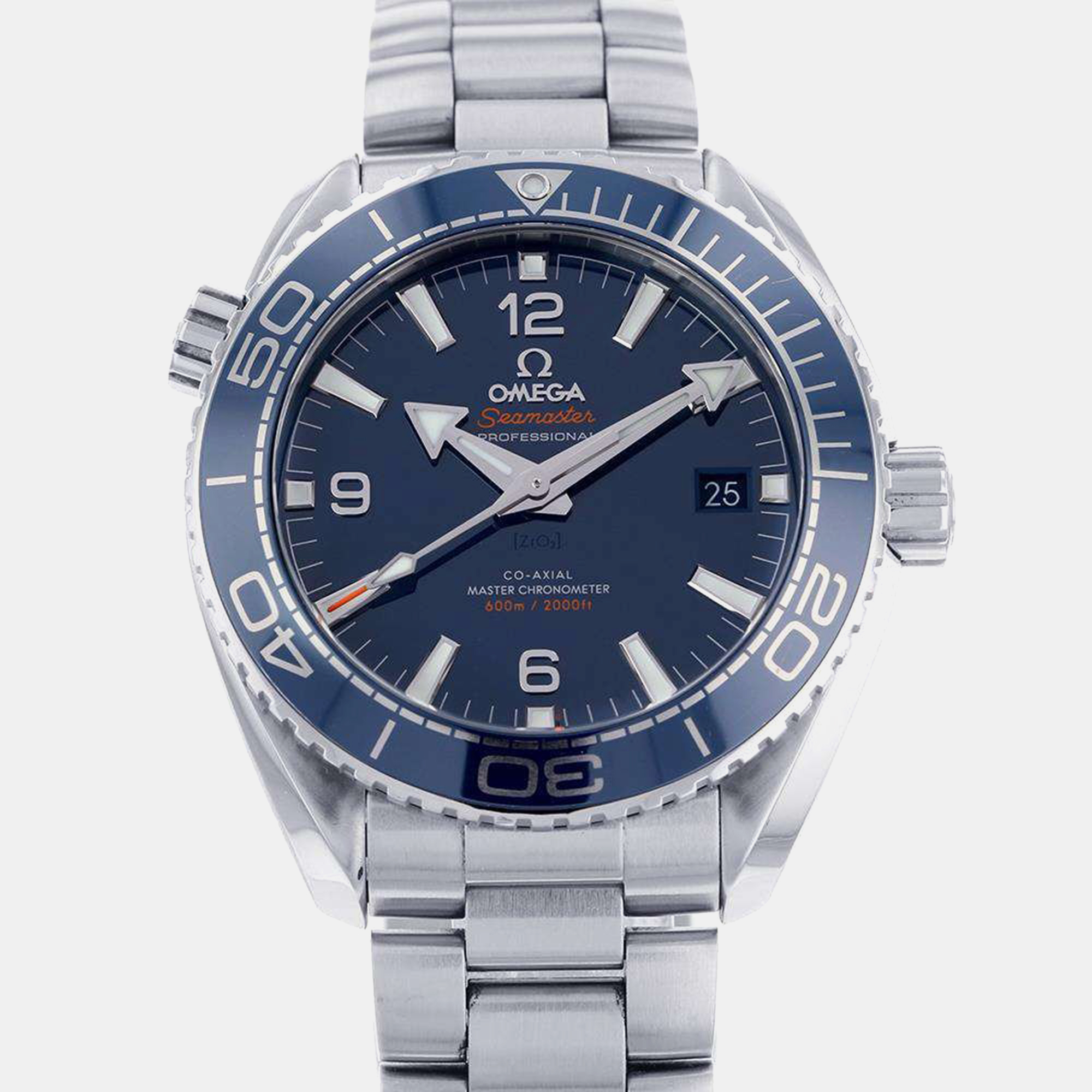 

Omega Blue Stainless Steel Seamaster 215.30.44.21.03.001 Automatic Men's Wristwatch 43.5 mm