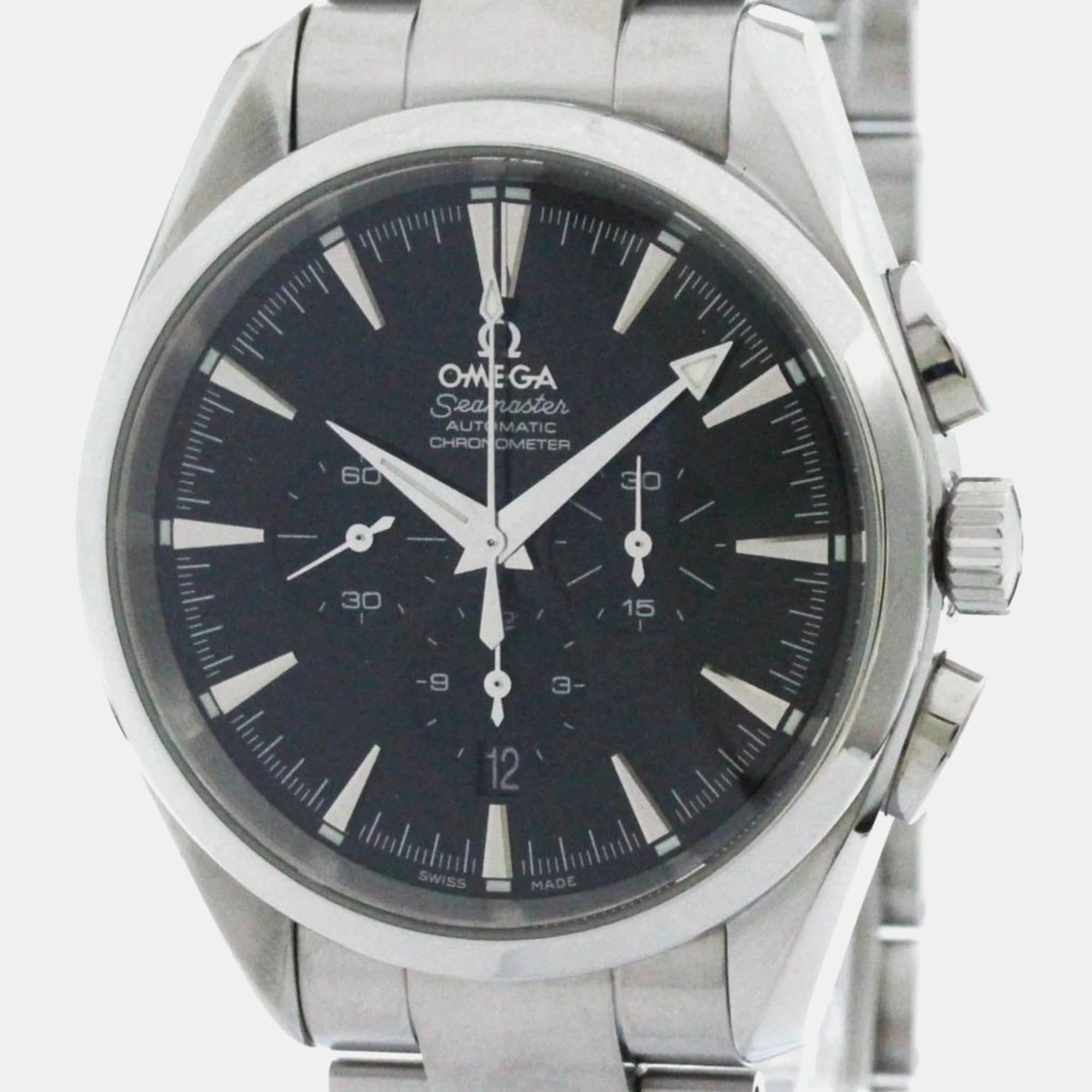 

Omega Black Stainless Steel Seamaster Aqua Terra 2512.50 Automatic Men's Wristwatch 42 mm