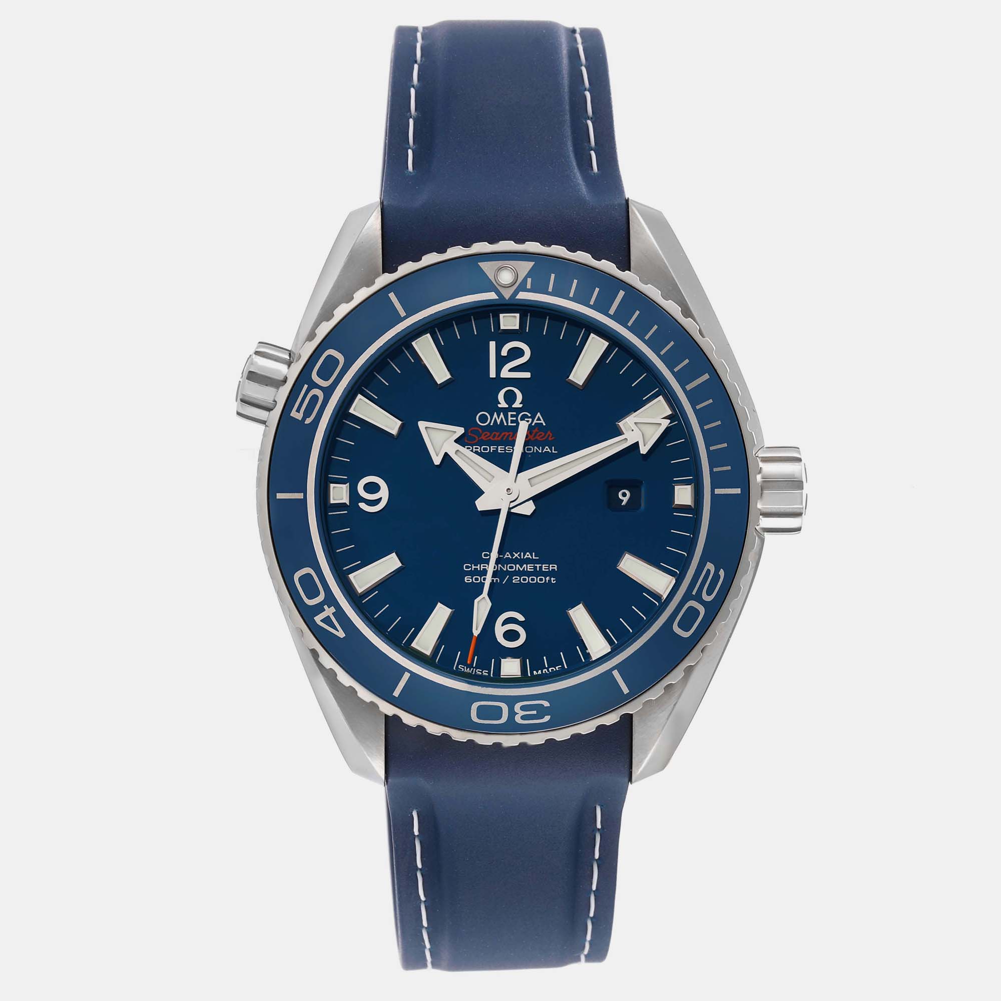 

Omega Blue Titanium Seamaster Planet Ocean 232.92.38.20.03.001 Automatic Men's Wristwatch 37.5 mm