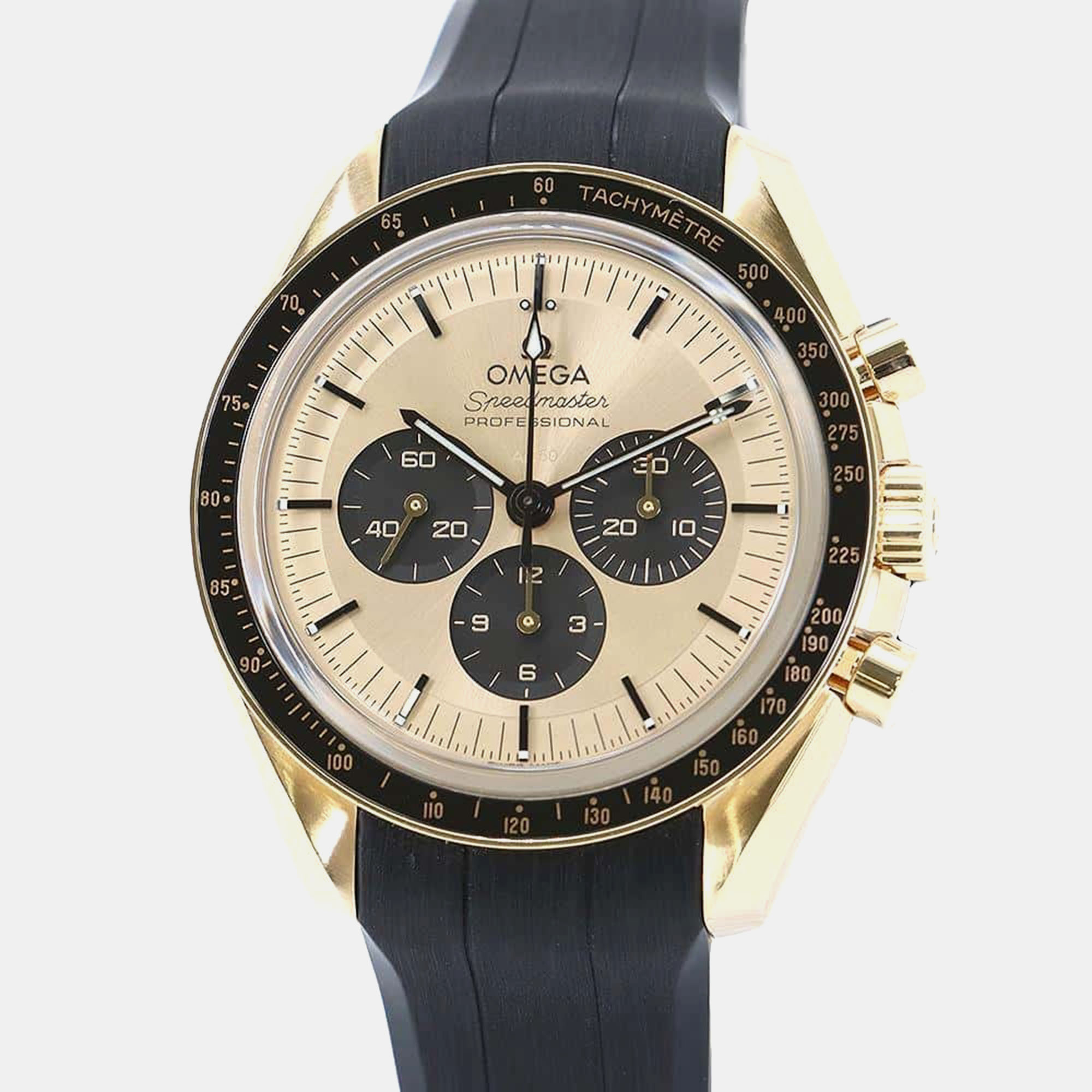 

Omega Champagne 18K Moonshine Gold Speedmaster Moonwatch 310.62.42.50.99.001 Manual Winding Men's Wristwatch 42 mm