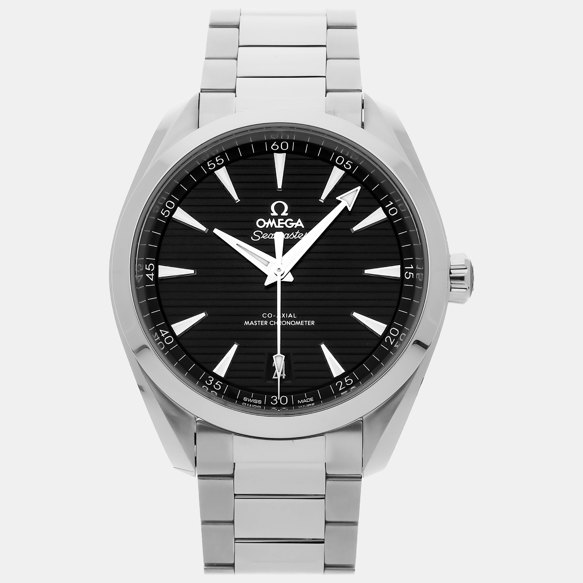 

Omega Black Stainless Steel Seamaster Aqua Terra 220.10.41.21.01.001 Automatic Men's Wristwatch 41 mm