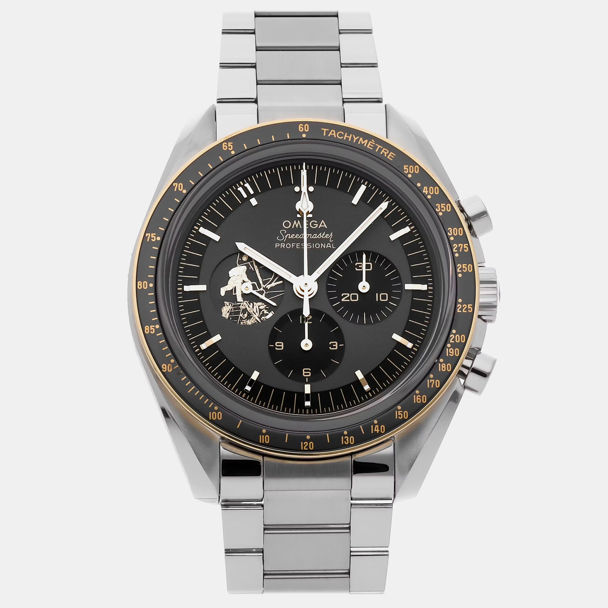 

Omega Grey Stainless Steel Speedmaster Moonwatch 310.20.42.50.01.001 Manual Winding Men's Wristwatch 42 mm