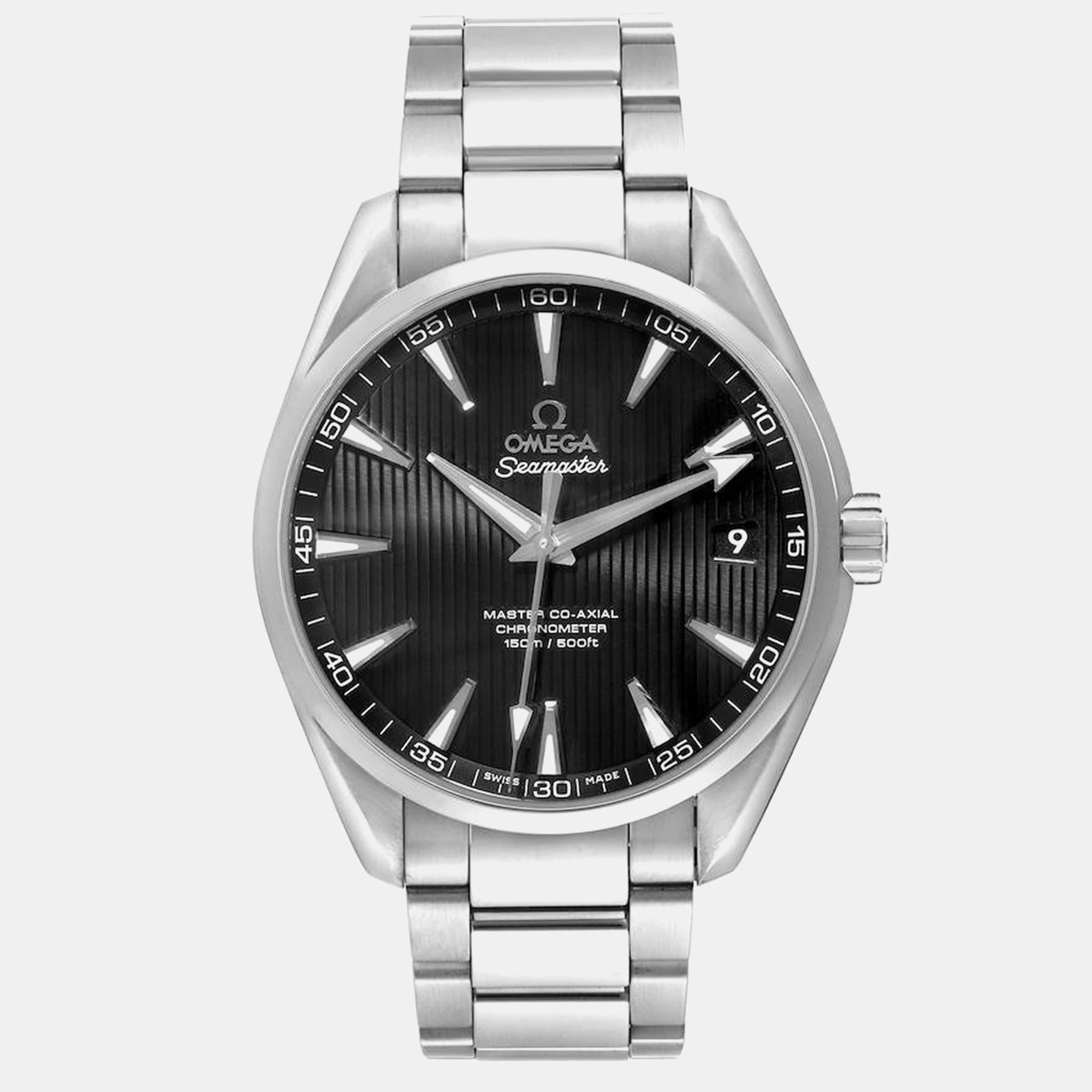 

Omega Black Stainless Steel Seamaster Aqua Terra 231.10.42.21.01.003 Automatic Men's Wristwatch 41.5 mm