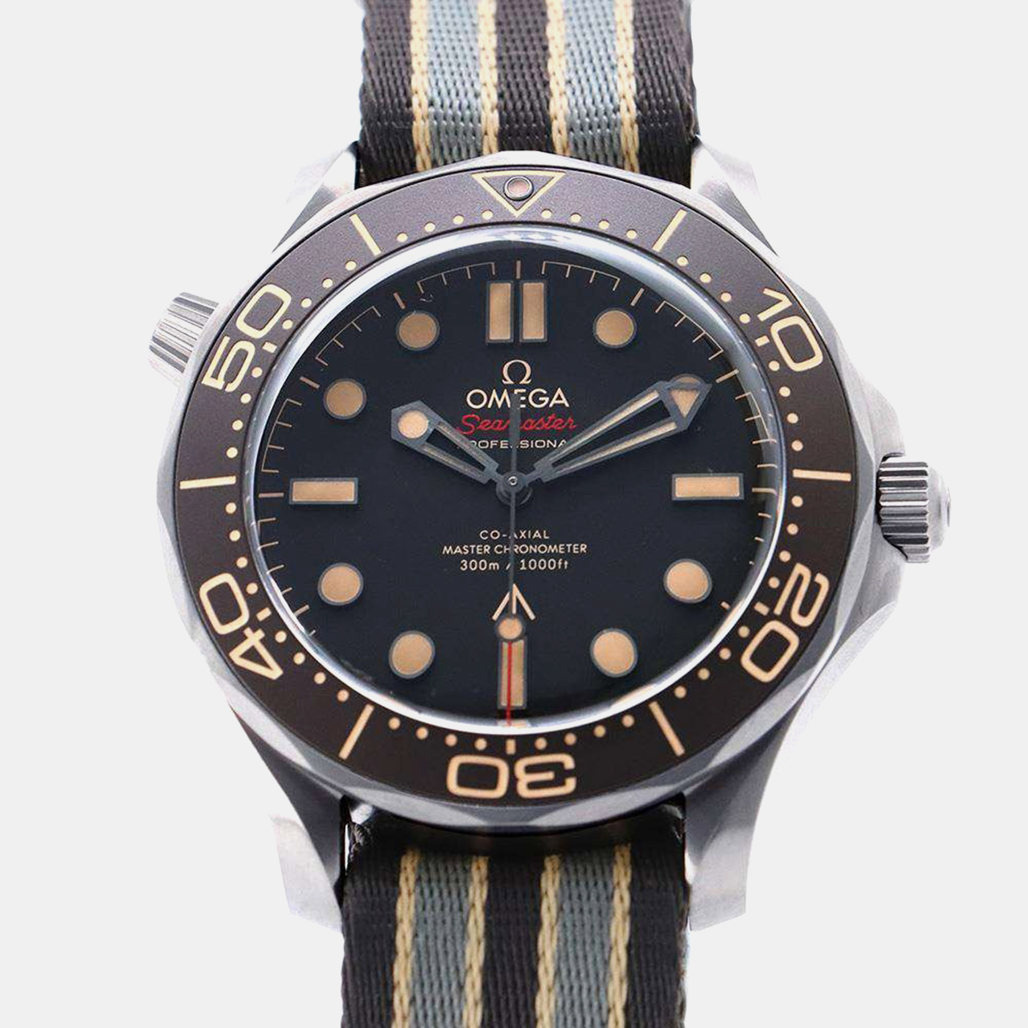 

Omega Brown Dial Nato Seamaster Diver Edition Watch