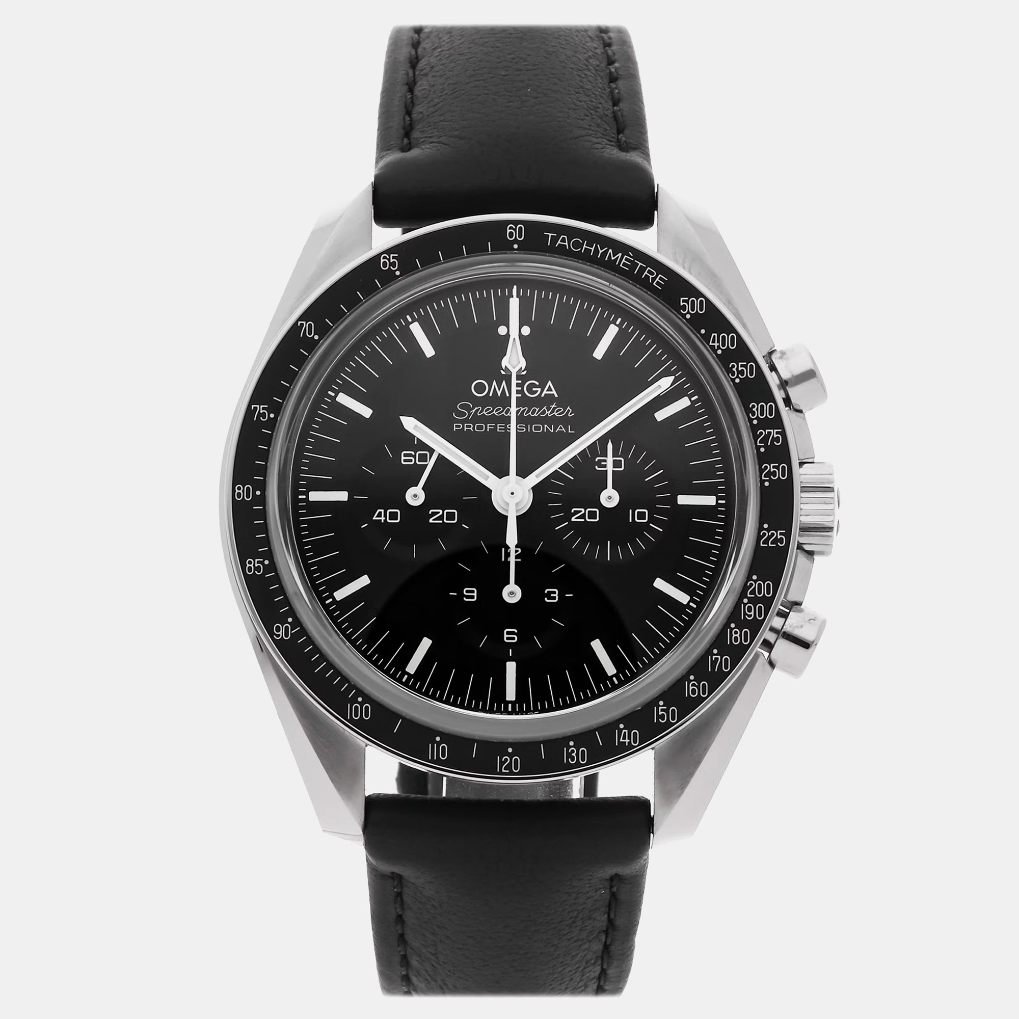 

Omega Black Stainless Steel Speedmaster 310.32.42.50.01.002 Manual Winding Men's Wristwatch 42 mm