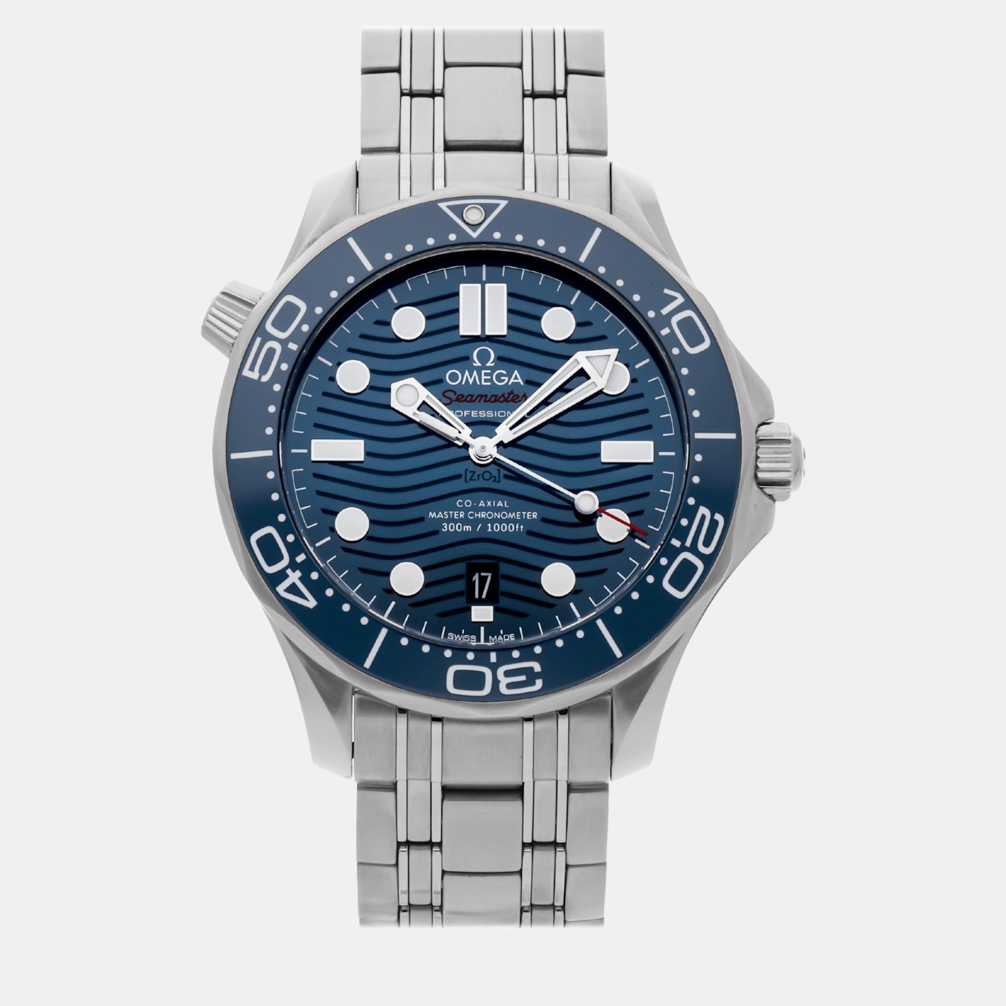 

Pre-Owned Omega Seamaster Diver 300M 210.30.42.20.03.001, Blue