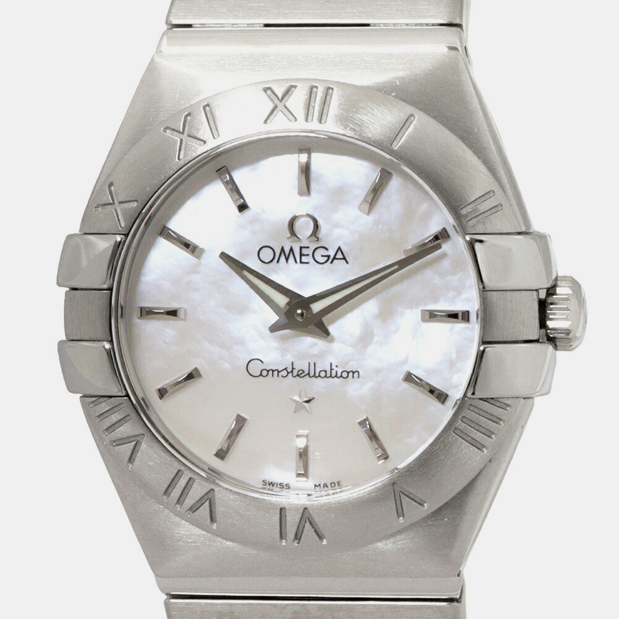 

Omega White Stainless Steel Constellation