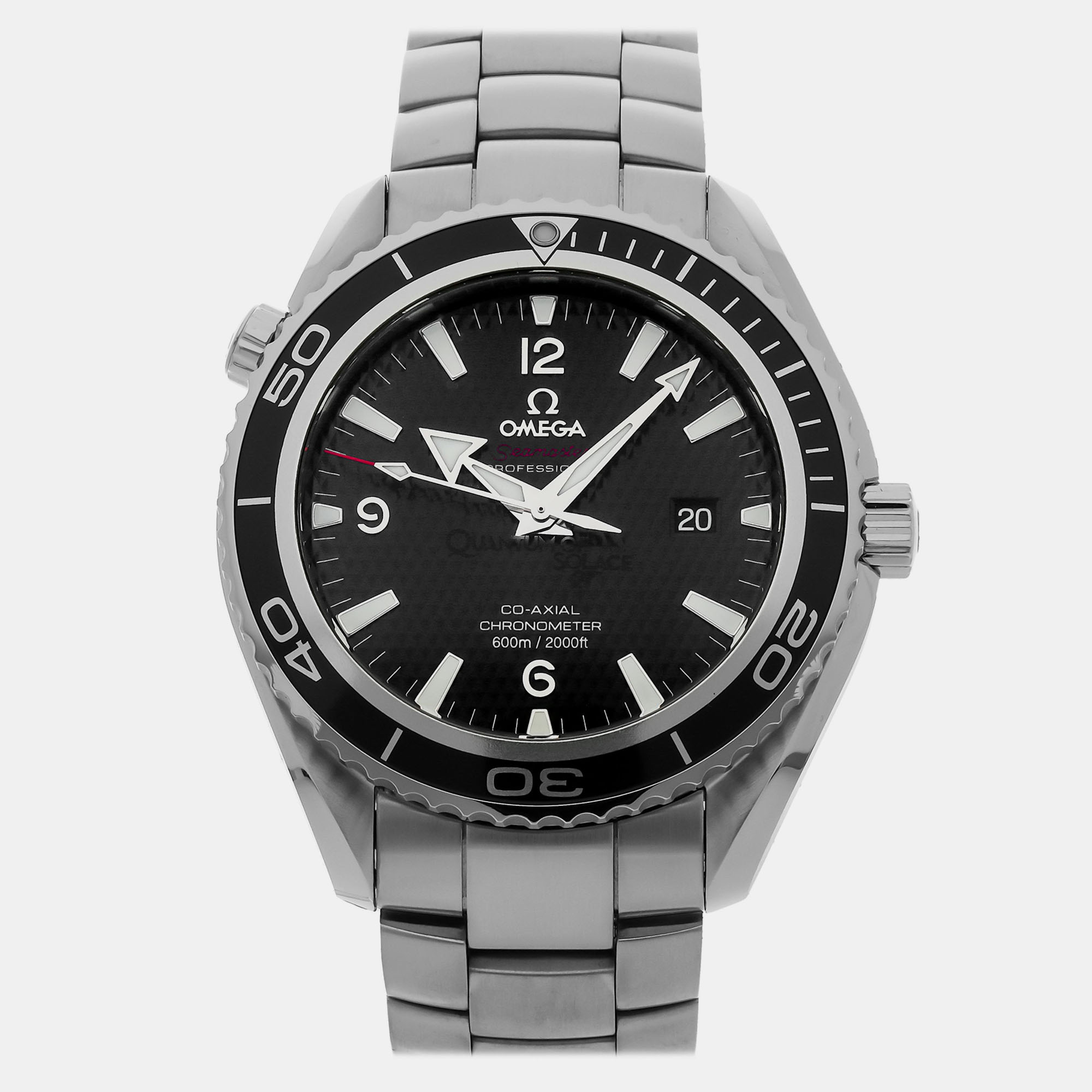 

Pre-Owned Omega Seamaster Planet Ocean Quantum of Solace Limited Edition 222.30.46.20.01.001 45 mm, Black