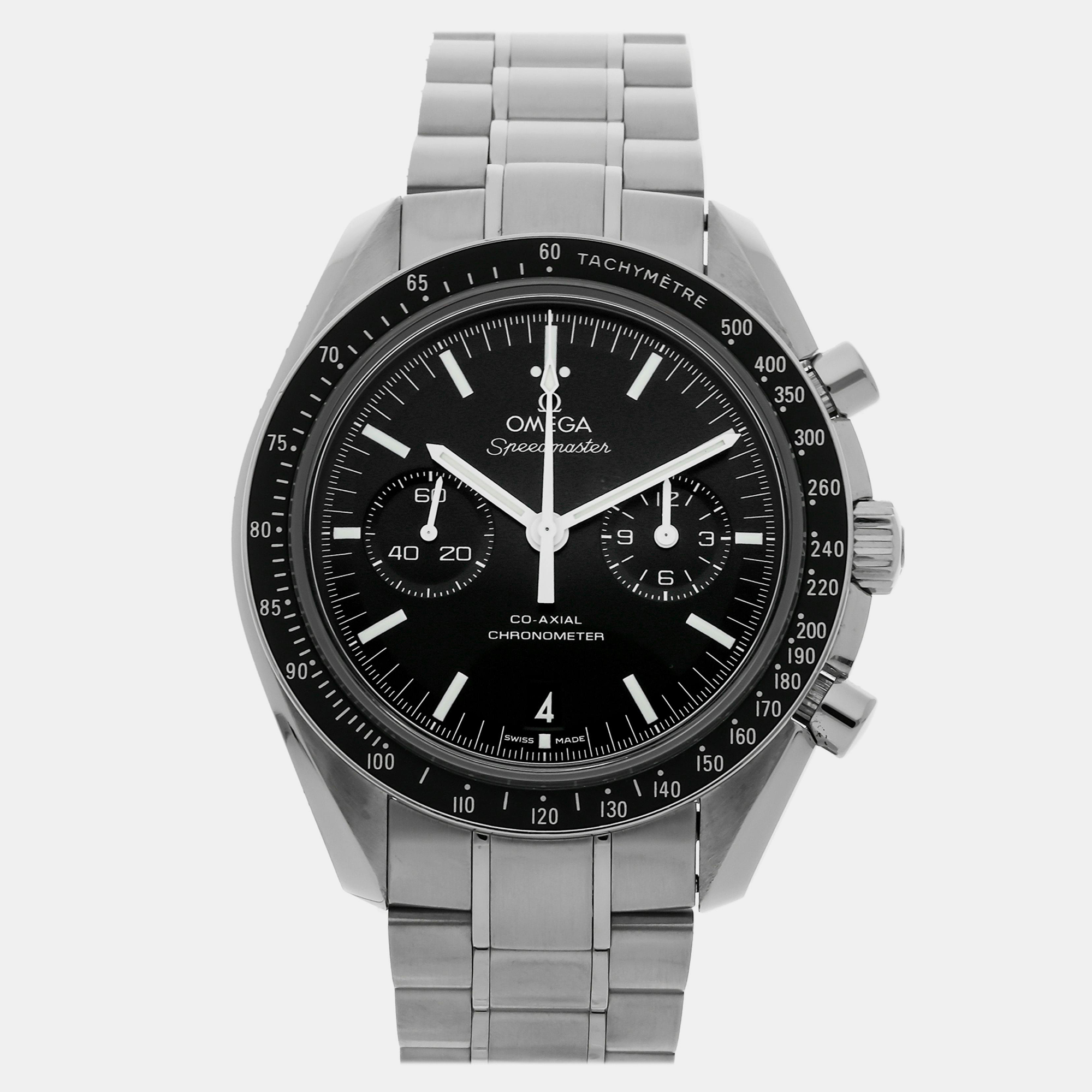 

Pre-Owned Omega Speedmaster Moonwatch Chronograph 311.30.44.51.01.002, Black