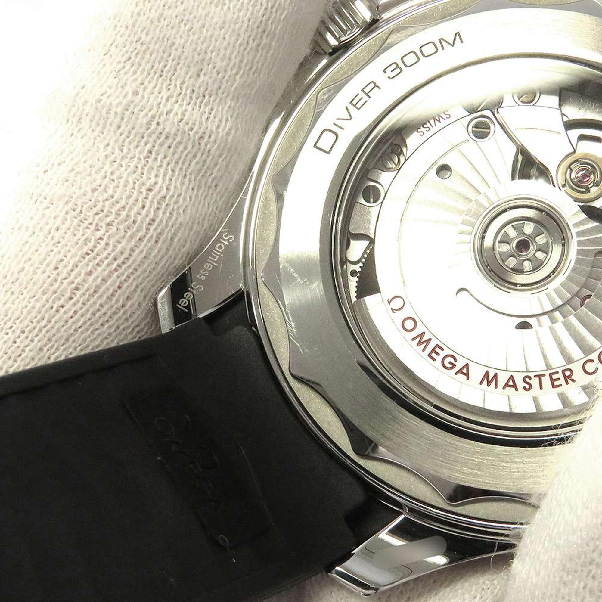 Omega Black Stainless Steel Seamaster 210.32.42.20.01.001 Automatic Men`s Wristwatch 42 mm 
