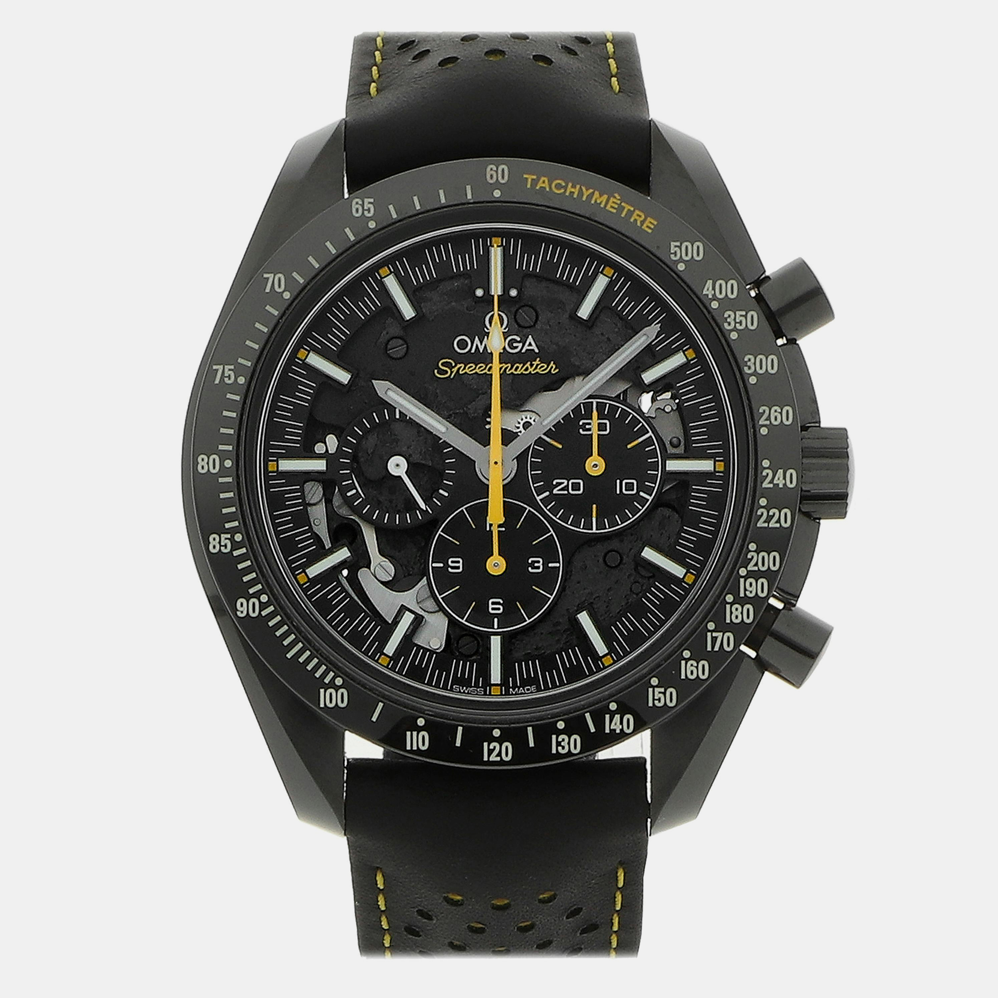 

Pre-Owned Omega Speedmaster Moonwatch Chronograph "Dark Side of the Moon" Apollo 8 311.92.44.30.01.001, Black