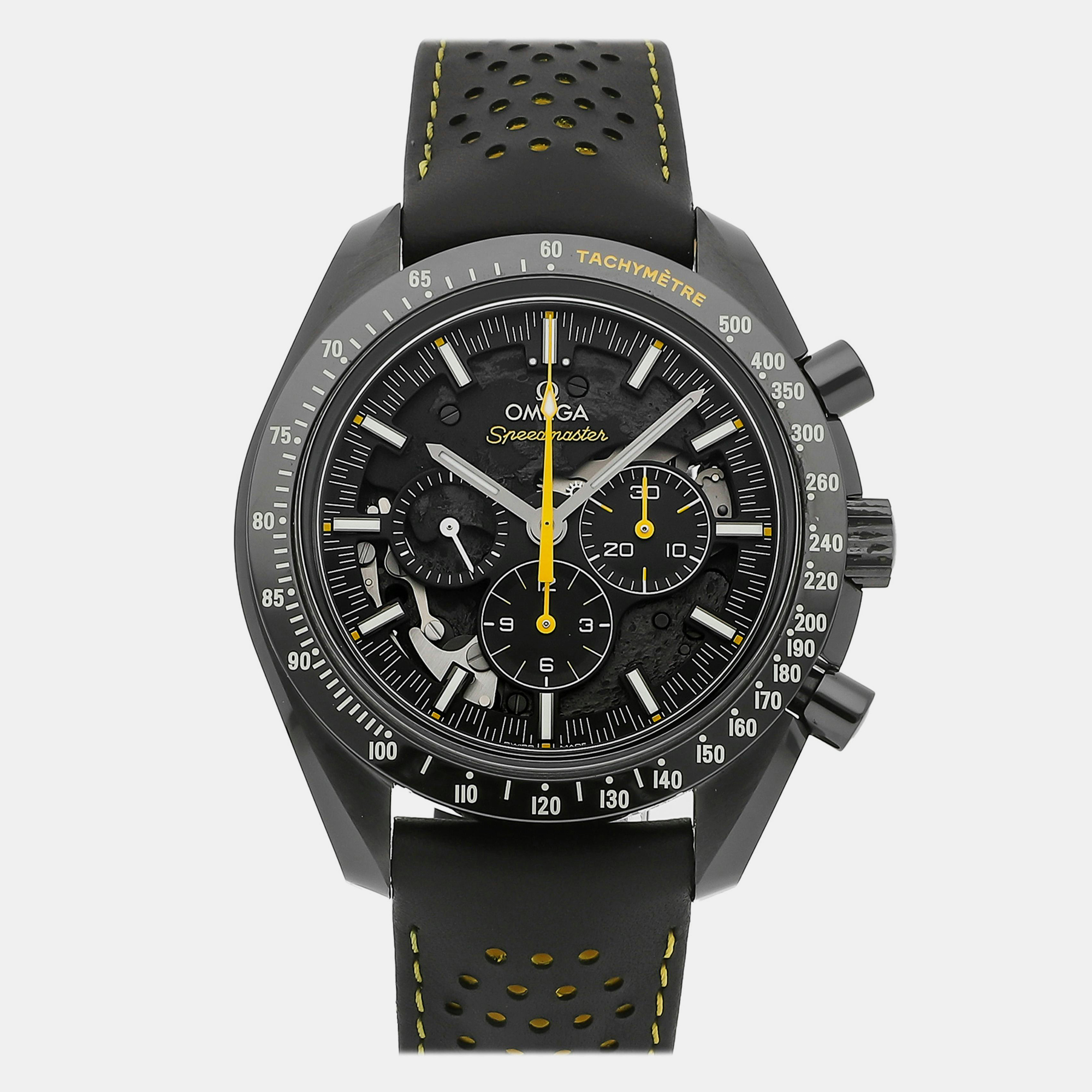 

Pre-Owned Omega Speedmaster Moonwatch Chronograph "Dark Side of the Moon" Apollo 8 311.92.44.30.01.001, Black