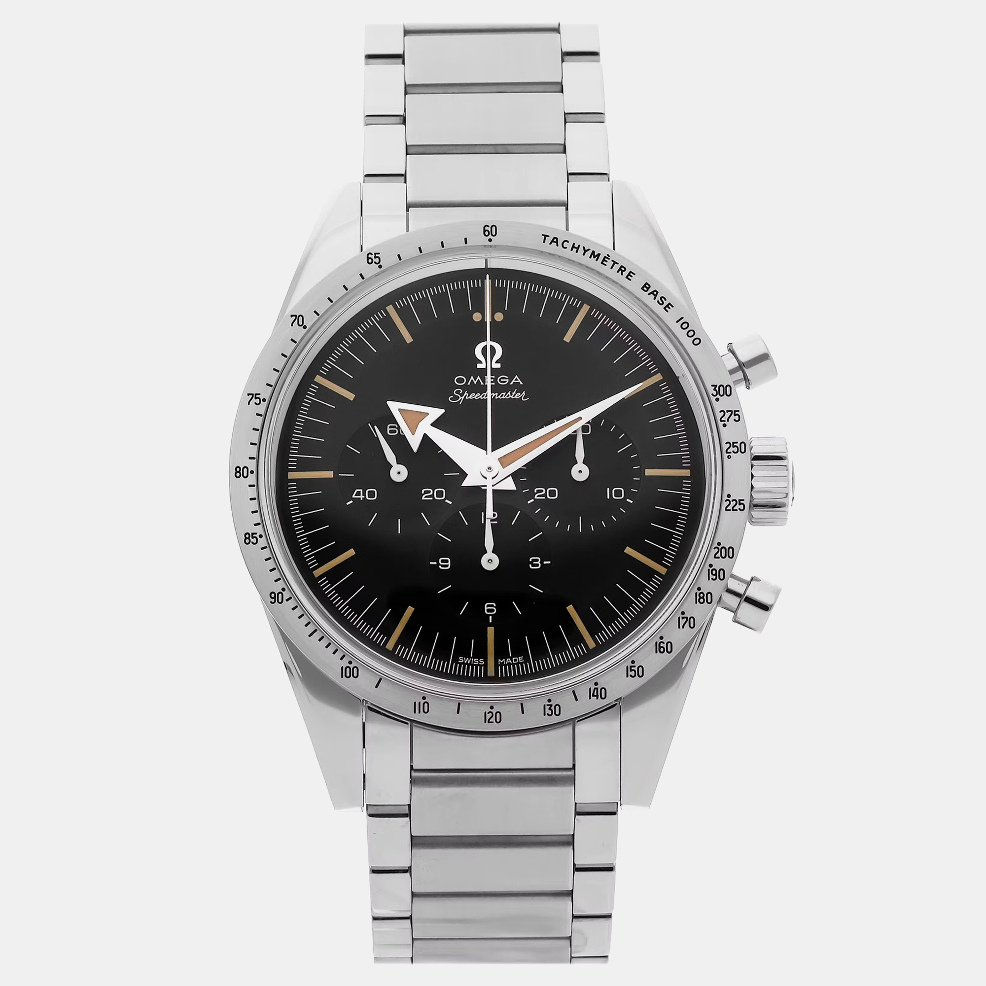 

Pre-Owned Omega Speedmaster '57 Chronograph The 1957 Trilogy Limited Edition 311.10.39.30.01.001, Black