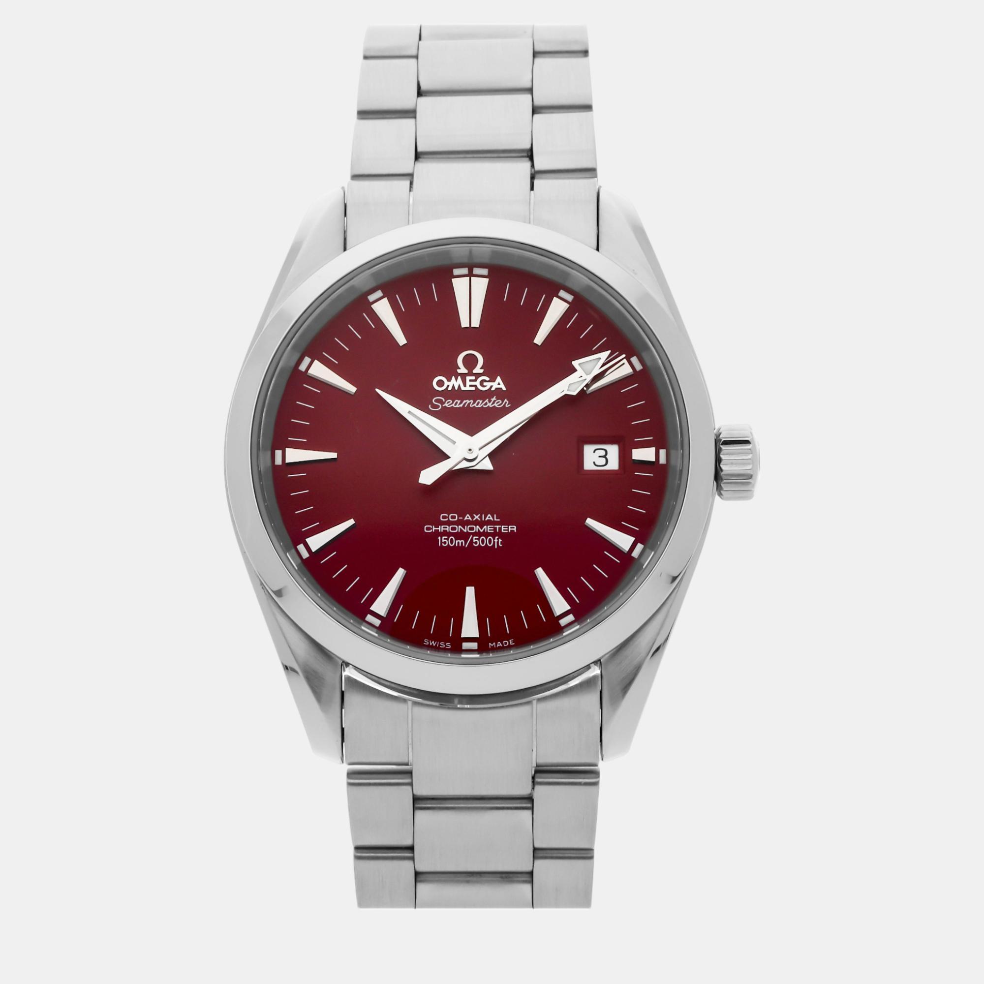 

Pre-Owned Omega Seamaster Aqua Terra 150M 2503.60.00, Red