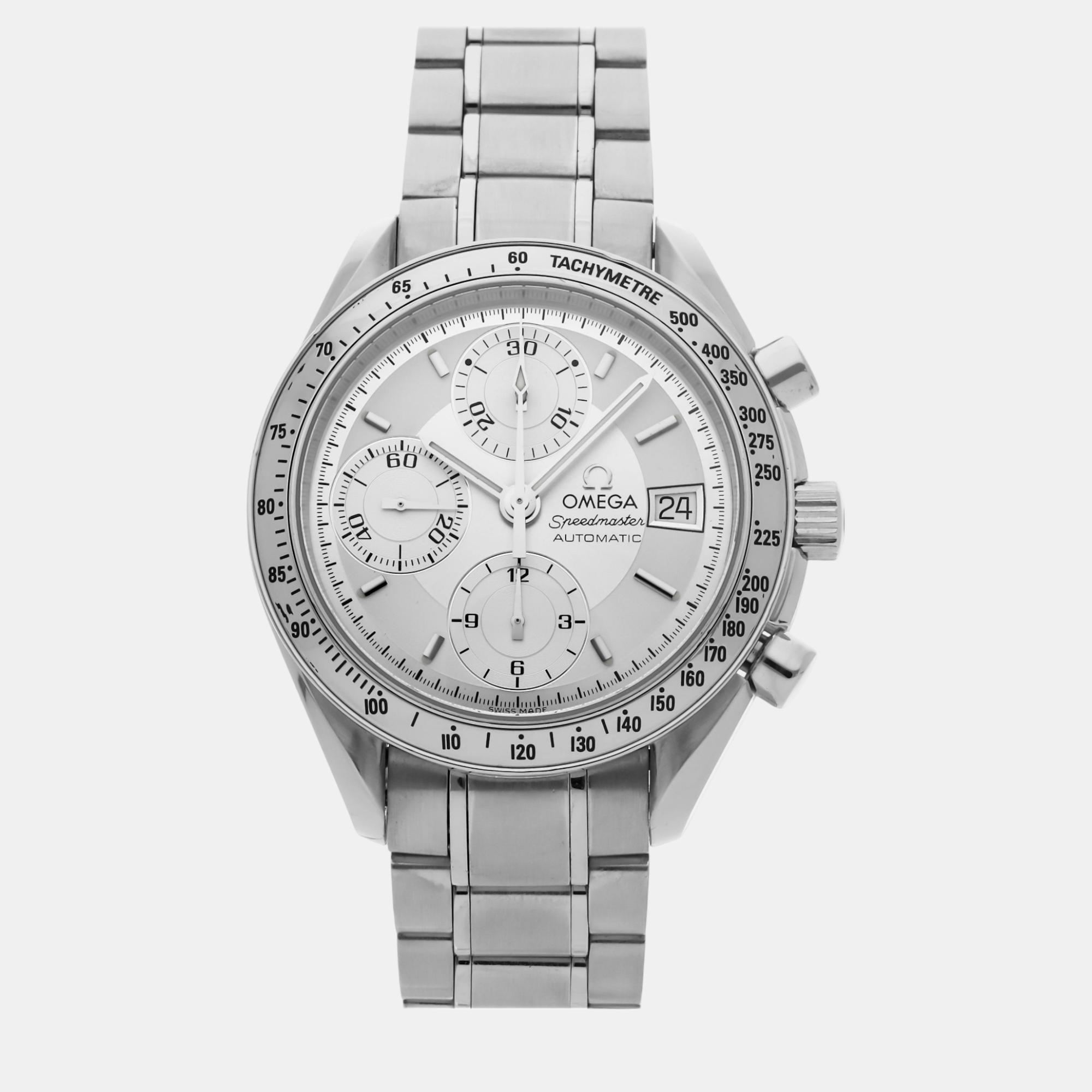 

Pre-Owned Omega Speedmaster Chronograph Date 3513.30.00, Silver