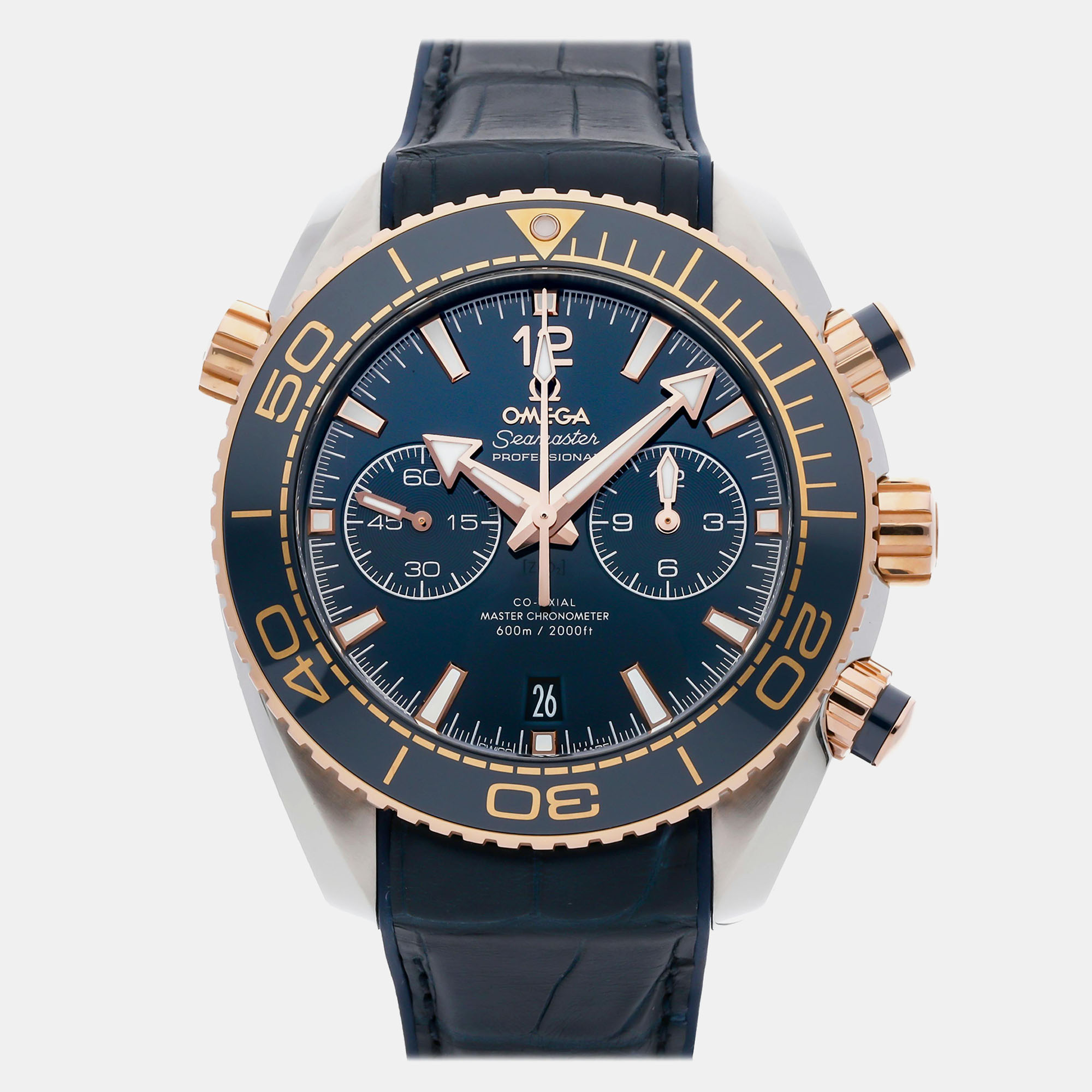 

Pre-Owned Omega Seamaster Planet Ocean 600M Chronograph 215.23.46.51.03.001 45.5 mm, Blue