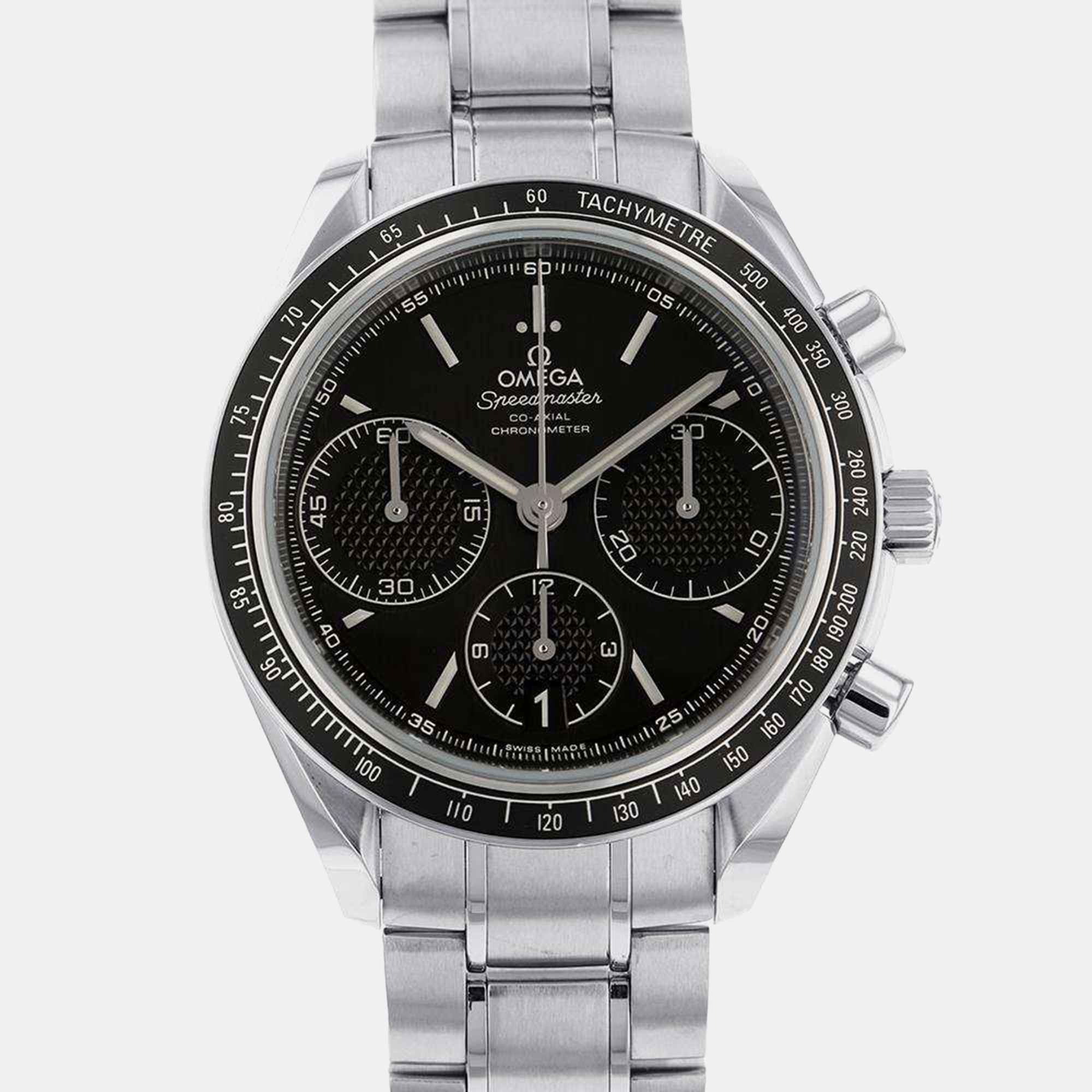 

Omega Black Stainless Steel Speedmaster Racing 326.30.40.50.01.001 Automatic Men's Wristwatch