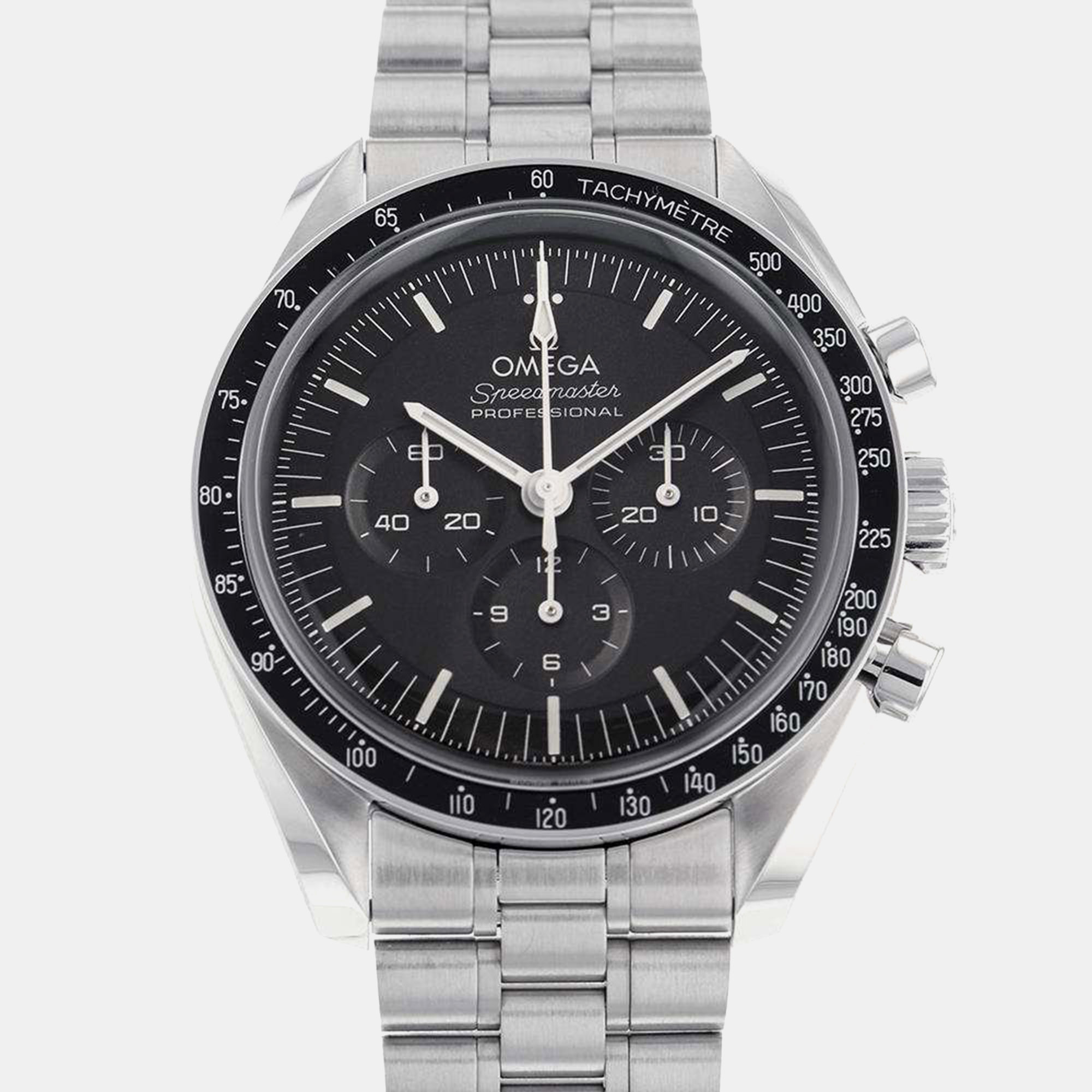 

Omega Black Rose Gold Speedmaster Professional Moonwatch 310.30.42.50.01.001 Manual Winding Men's Wristwatch