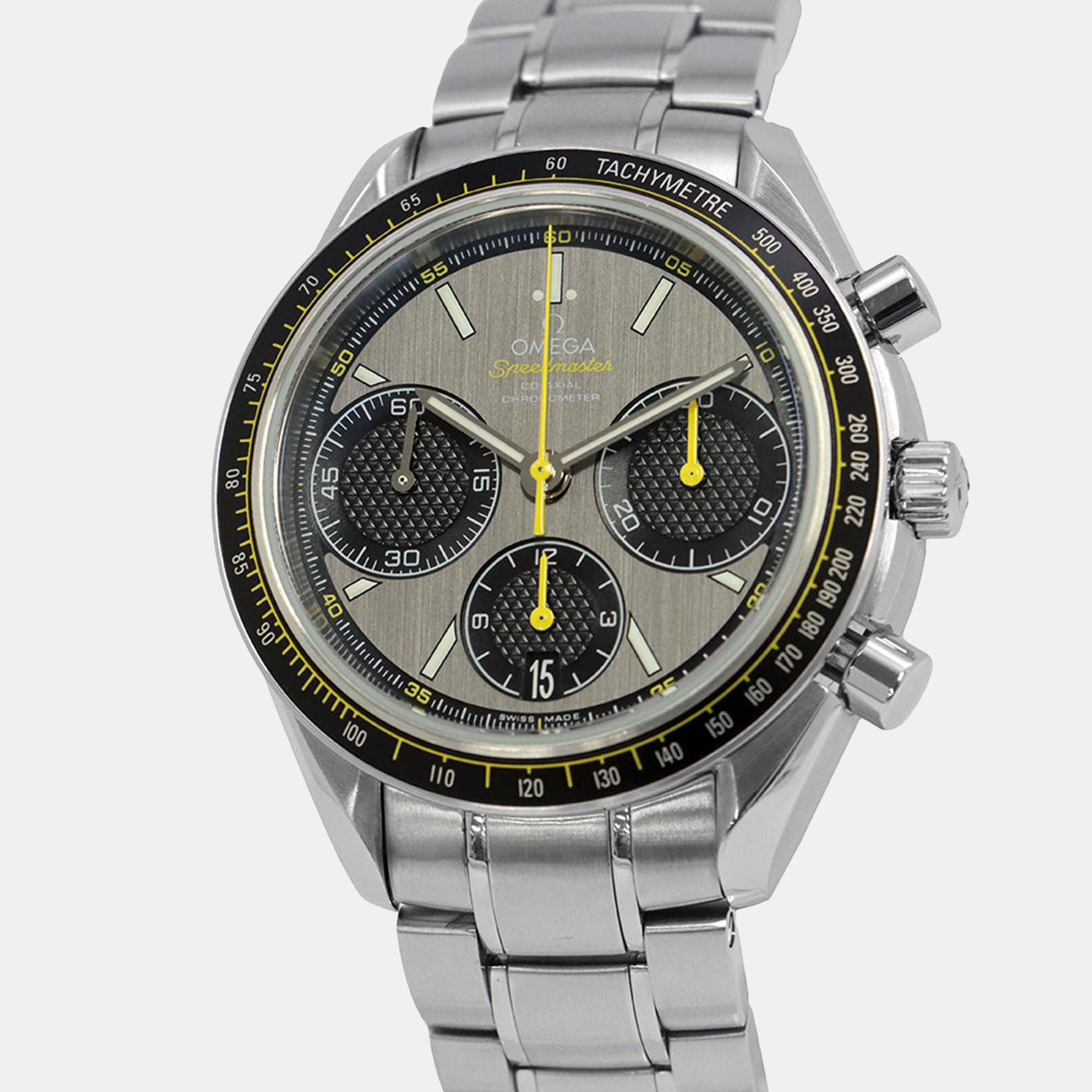 

Omega Grey Stainless Steel Speedmaster Racing