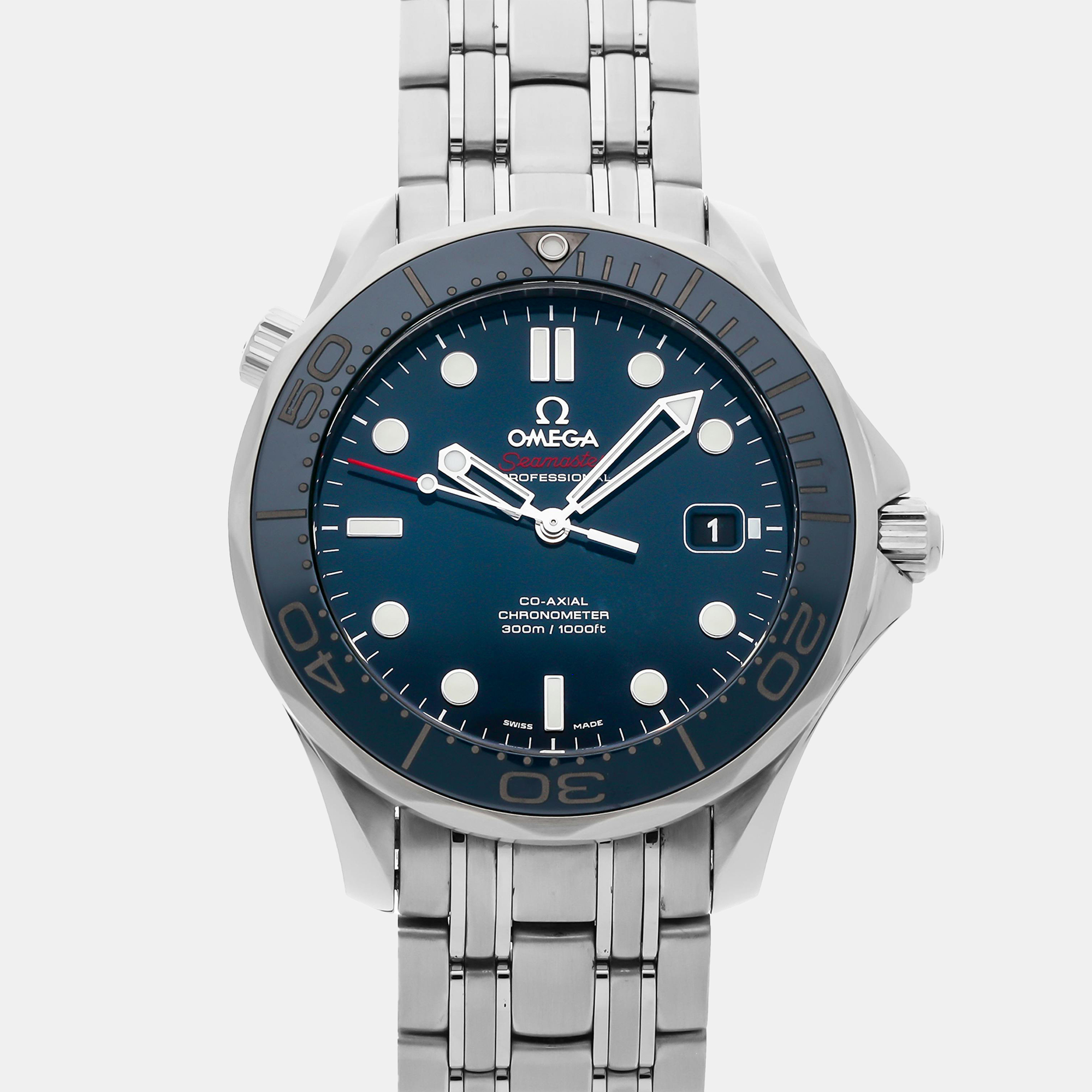 

Pre-Owned Omega Seamaster Diver 300M 212.30.41.20.03.001 41 mm, Blue