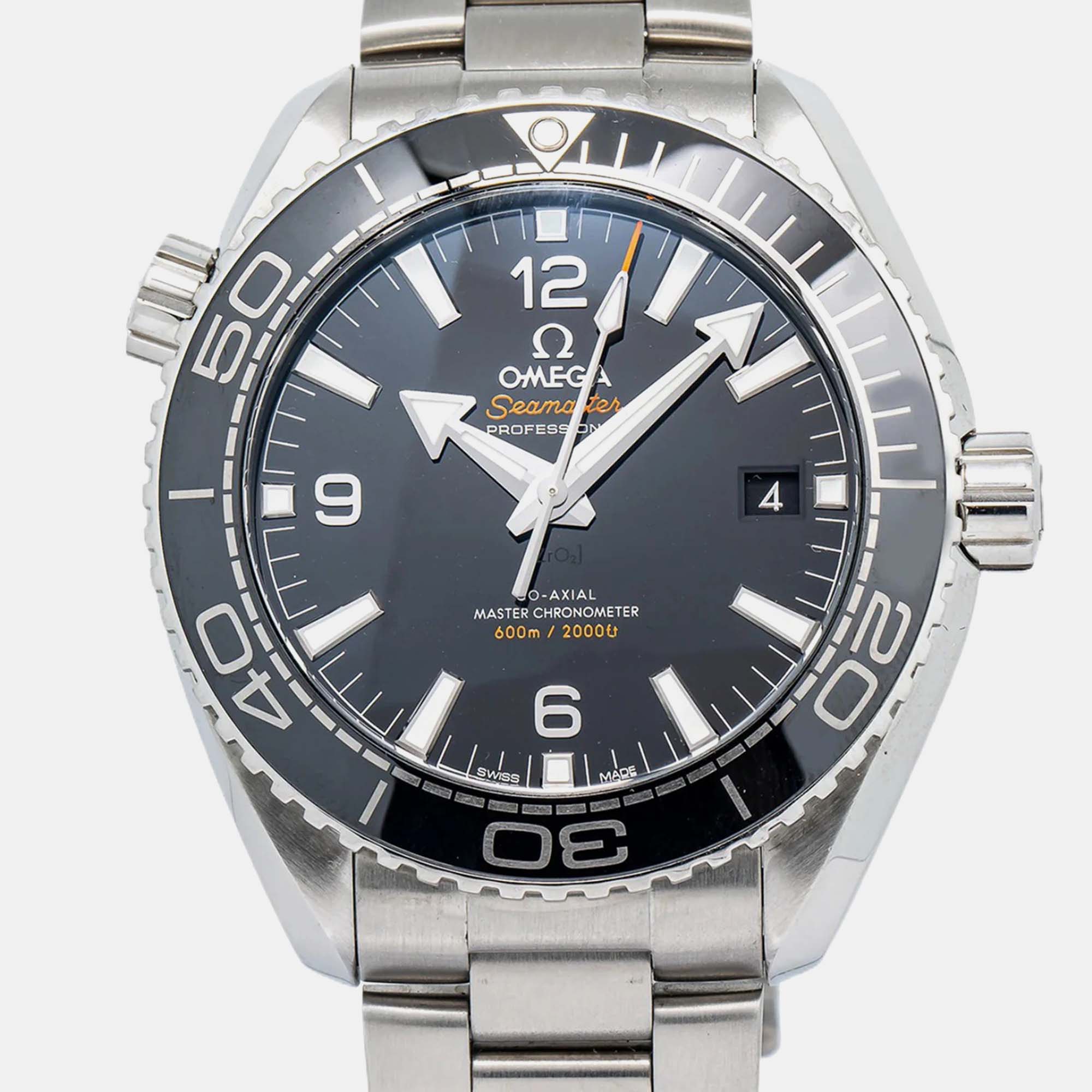 

Omega Seamaster Planet Ocean 215.30.44.21.01.001 Automatic Black Stainless Steel Men's Wristwatch