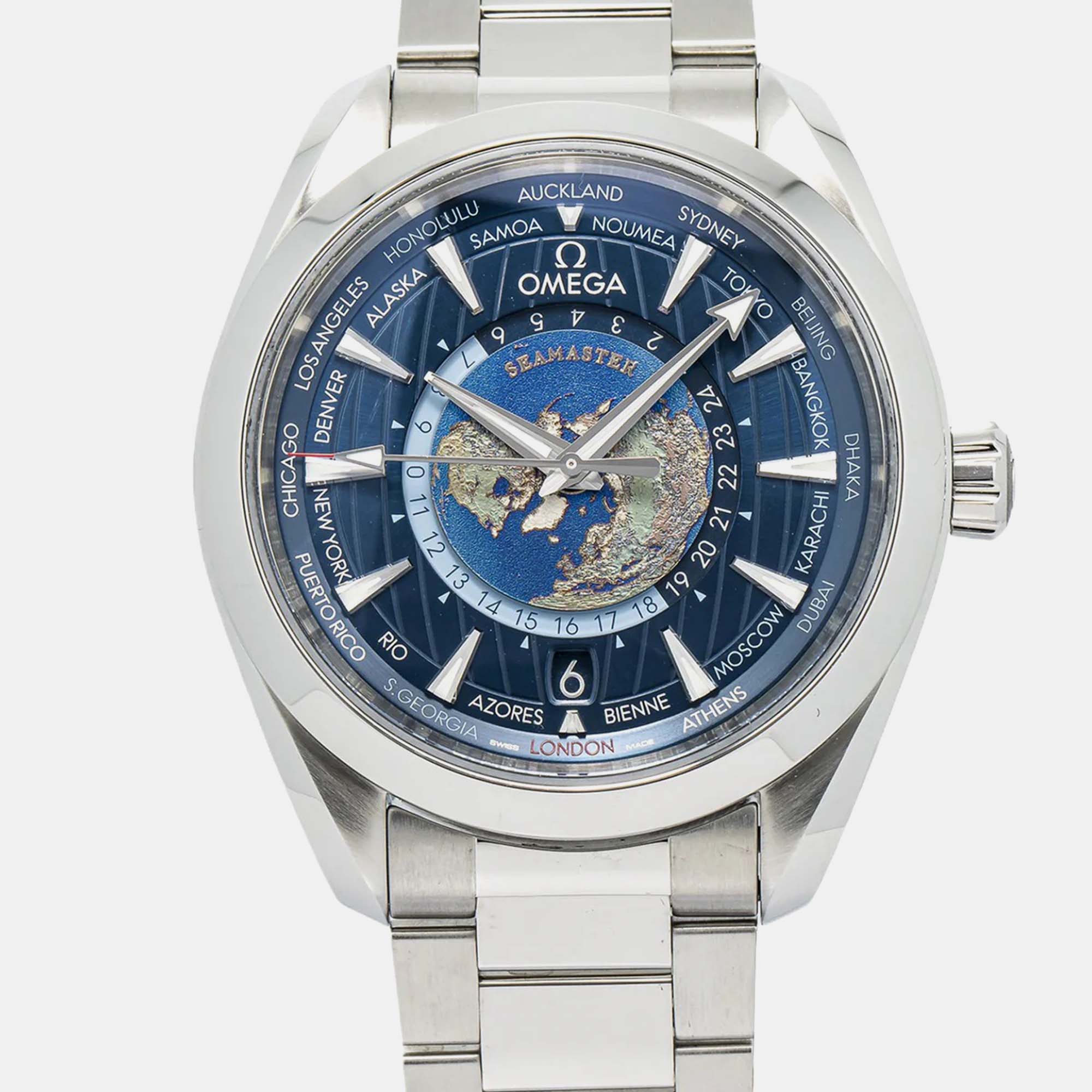 

Omega Seamaster Aqua Terra 220.10.43.22.03.001 Automatic Blue Stainless Steel Men's Wristwatch