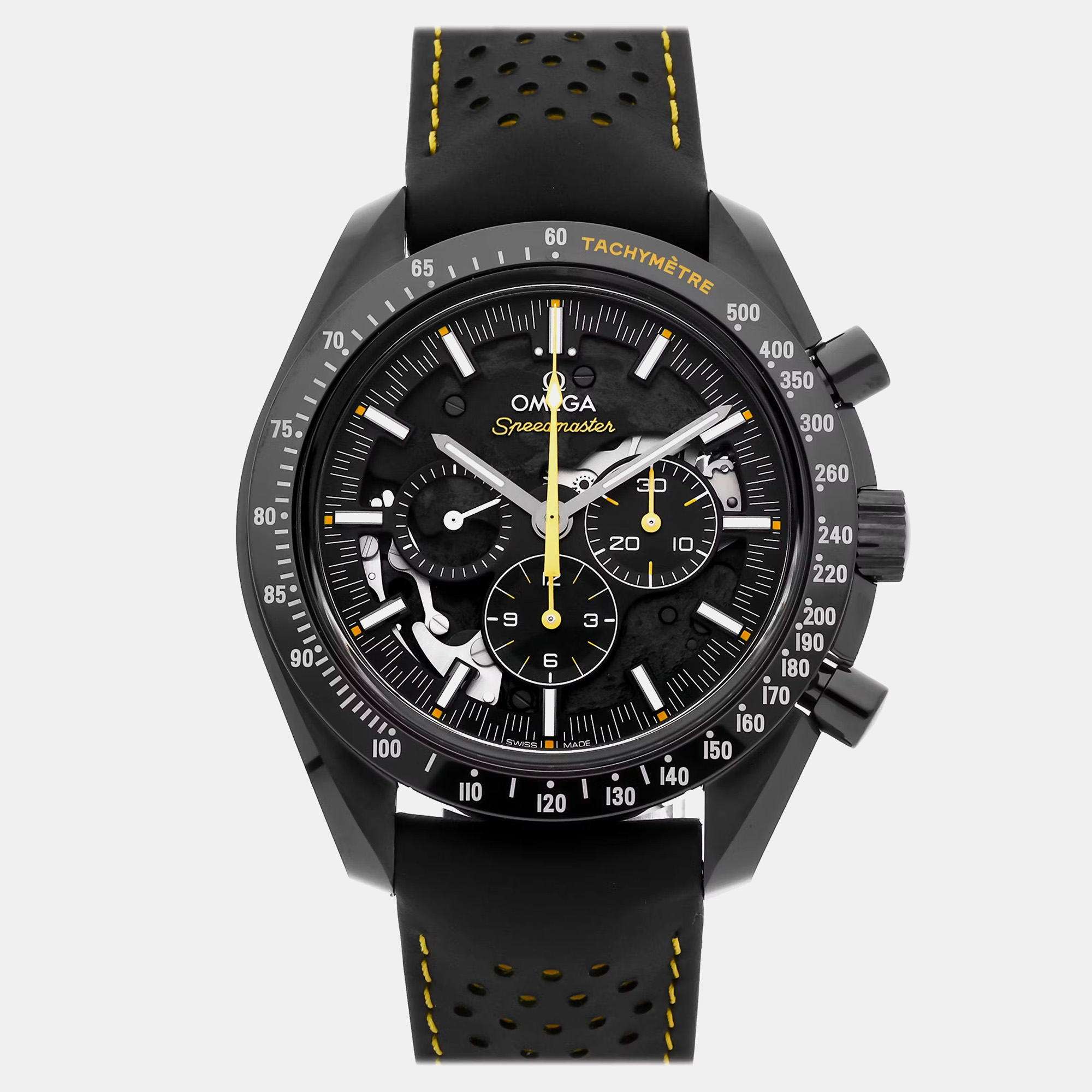 

Pre-Owned Omega Speedmaster Moonwatch Chronograph "Dark Side of the Moon" Apollo 8 311.92.44.30.01.001, Black