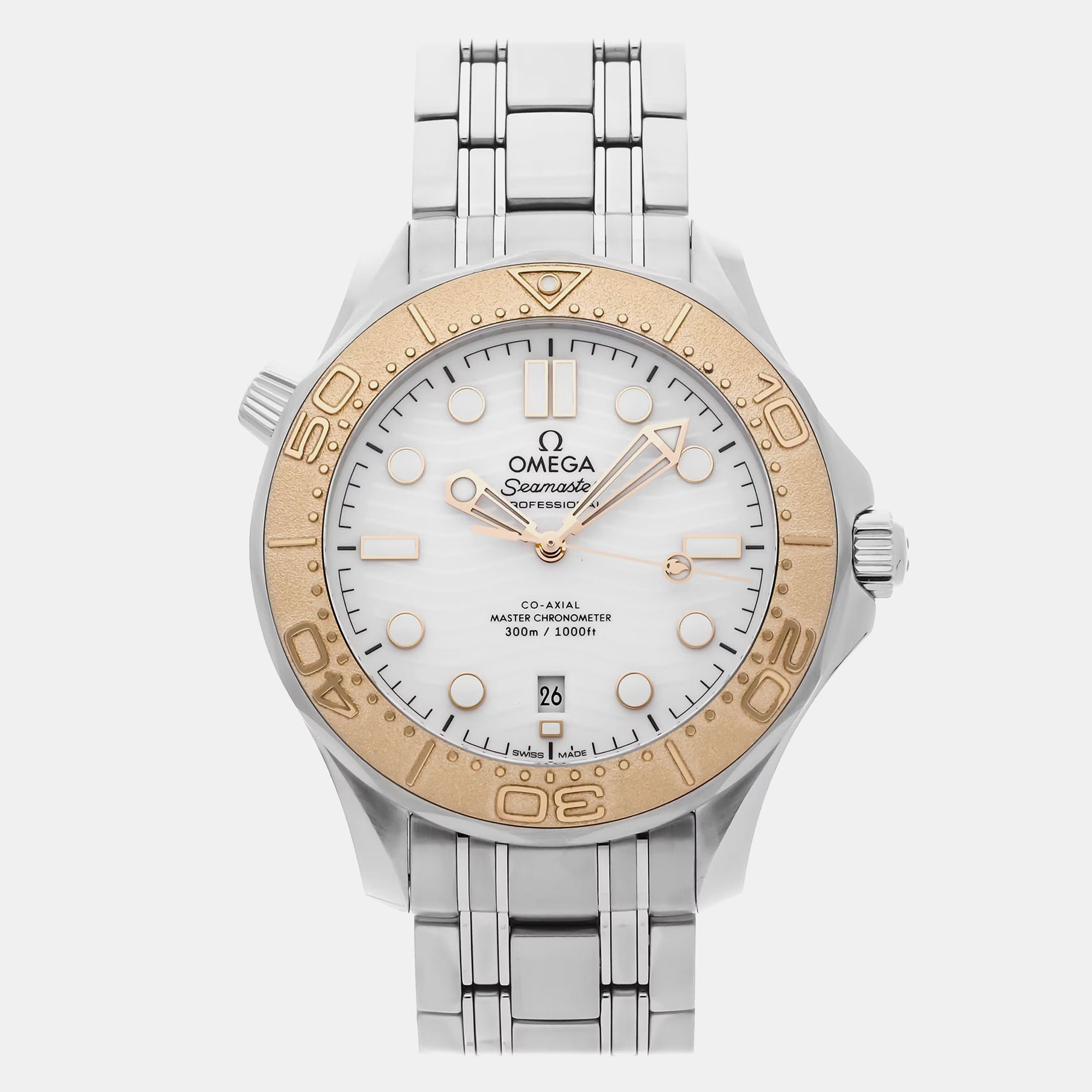 

Pre-Owned Omega Seamaster Diver 300M Olympic Games Paris 2024 522.21.42.20.04.001, White