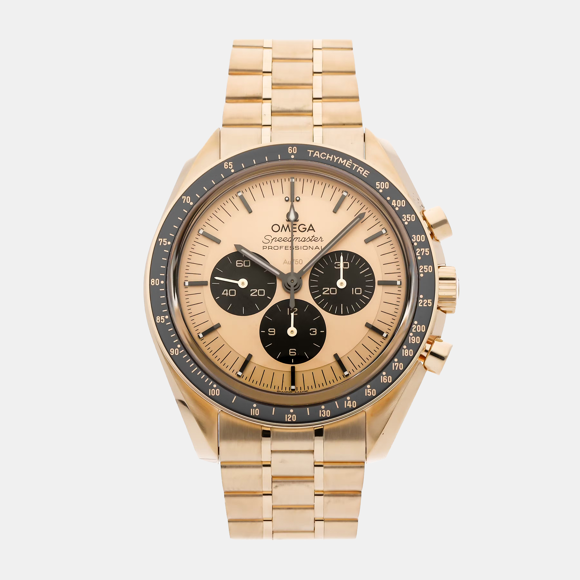 

Pre-Owned Omega Speedmaster Moonwatch Chronograph 310.60.42.50.99.002, Gold
