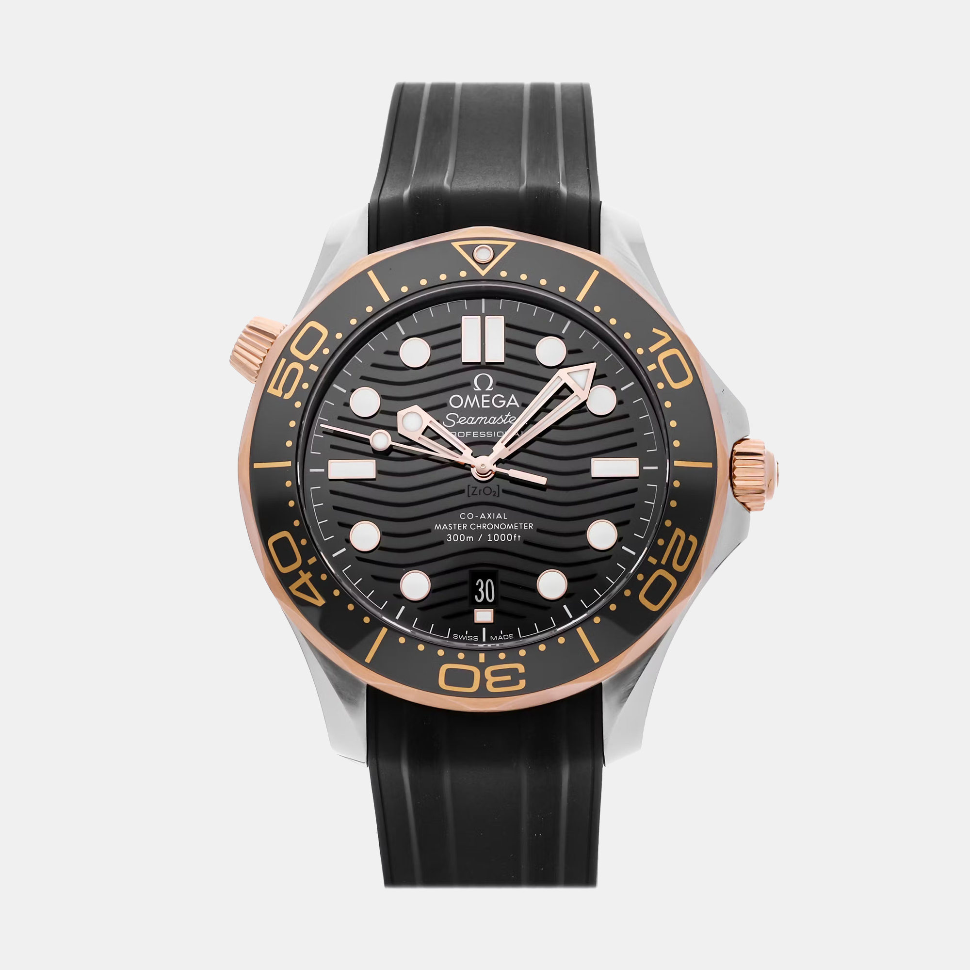 

Pre-Owned Omega Seamaster Diver 300M 210.22.42.20.01.002, Black