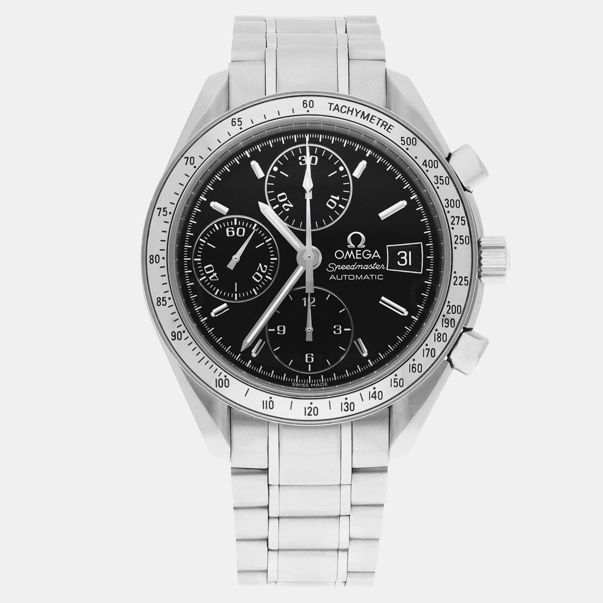 

Omega Speedmaster 3513.50.00 Automatic Black Stainless Steel Men's Wristwatch 39 mm