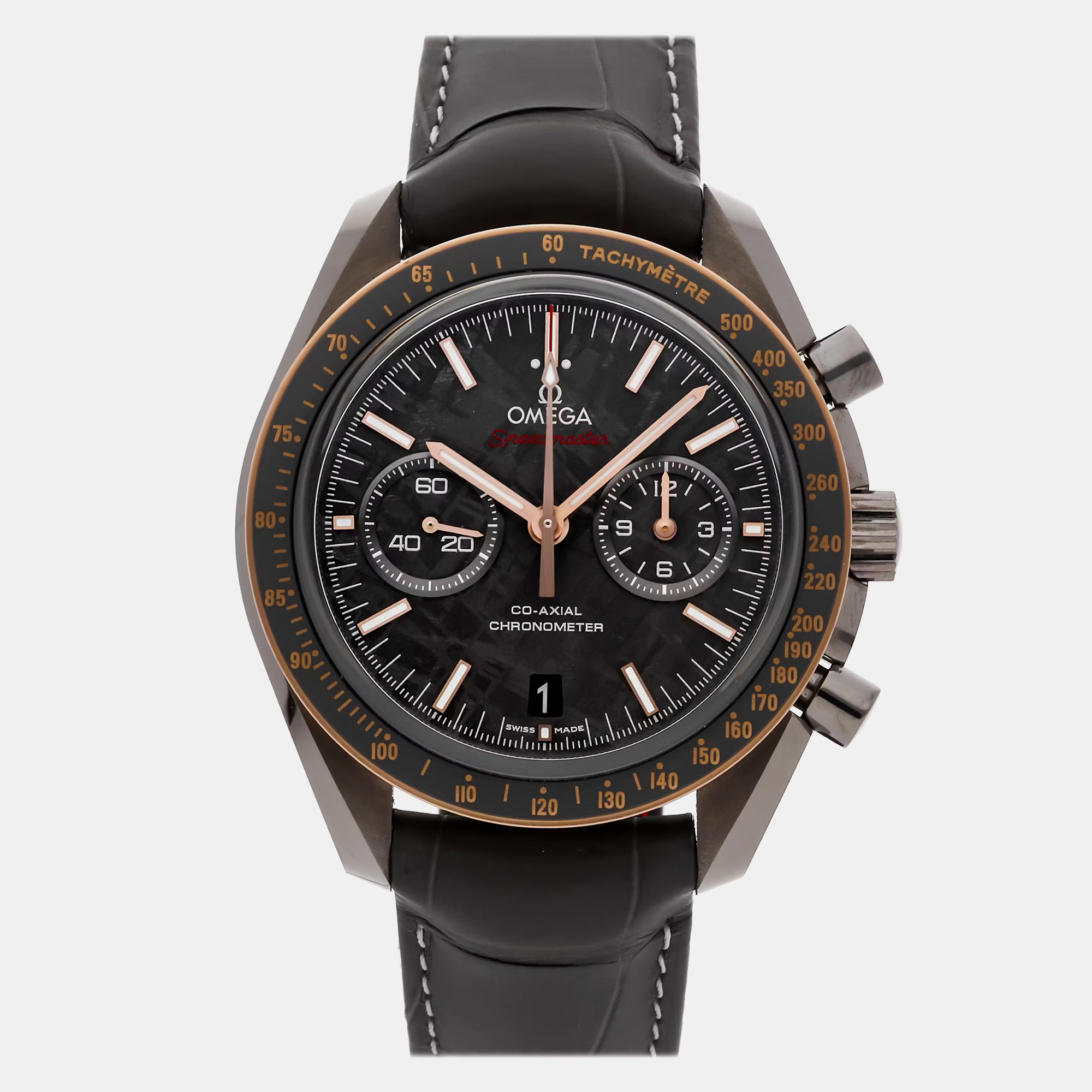 Pre-Owned Omega Speedmaster Moonwatch Chronograph 311.63.44.51.99.001 Automatic Grey Ceramic Men’s Wristwatch 44 mm