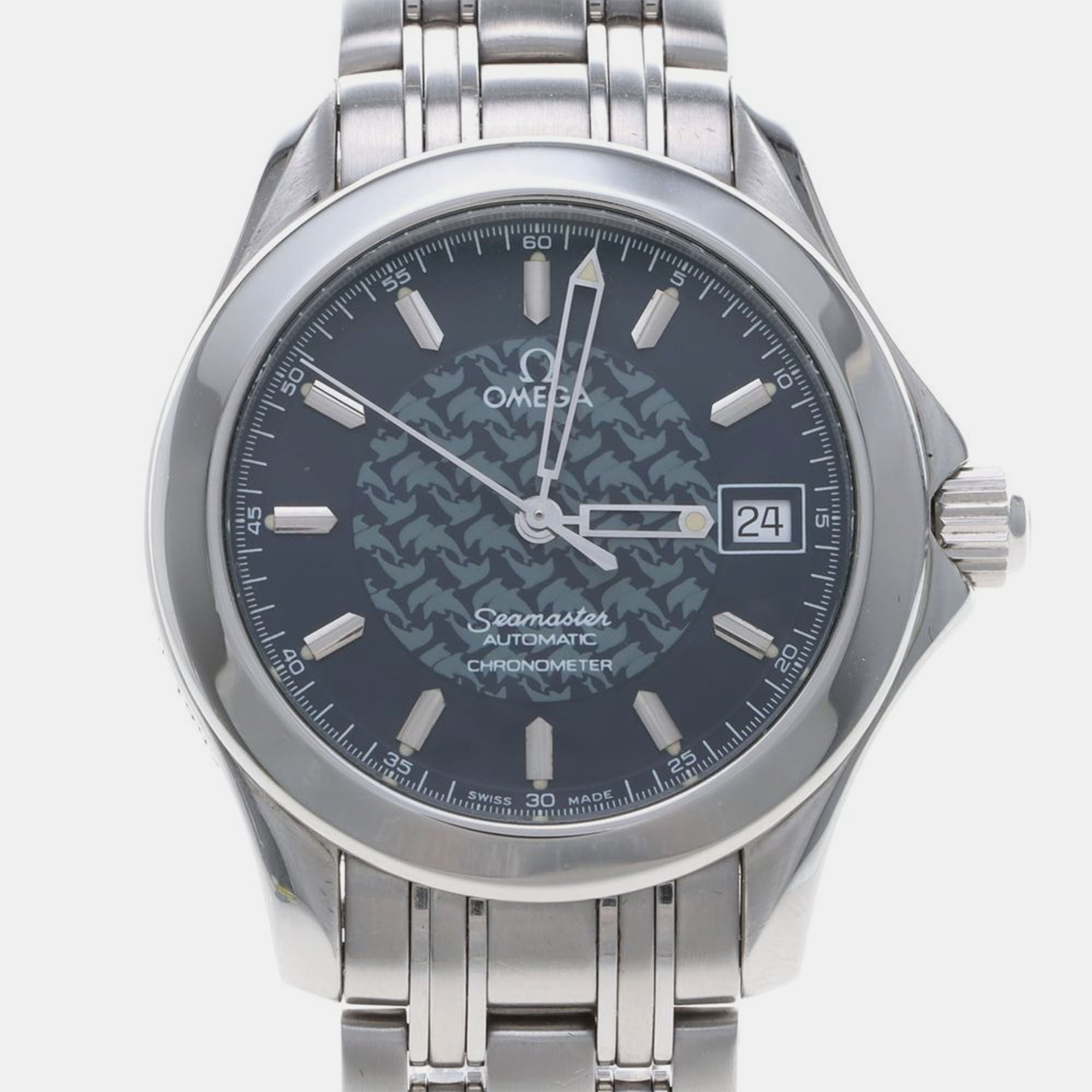 

Omega Seamaster Automatic Stainless Steel Men's Wristwatch 36 mm, Blue