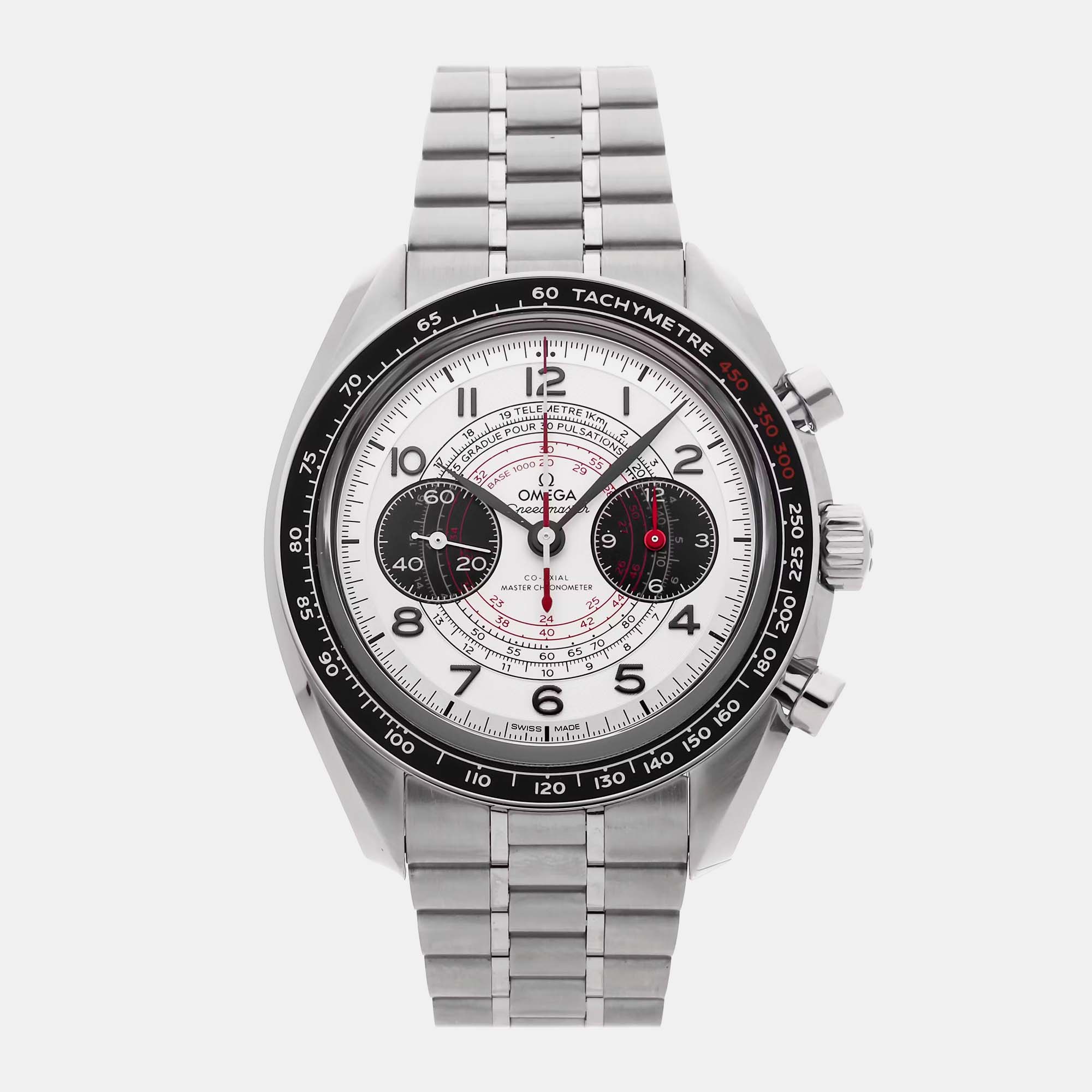 

Pre-Owned Omega Speedmaster Chronoscope Chronograph 329.30.43.51.02.002, Silver