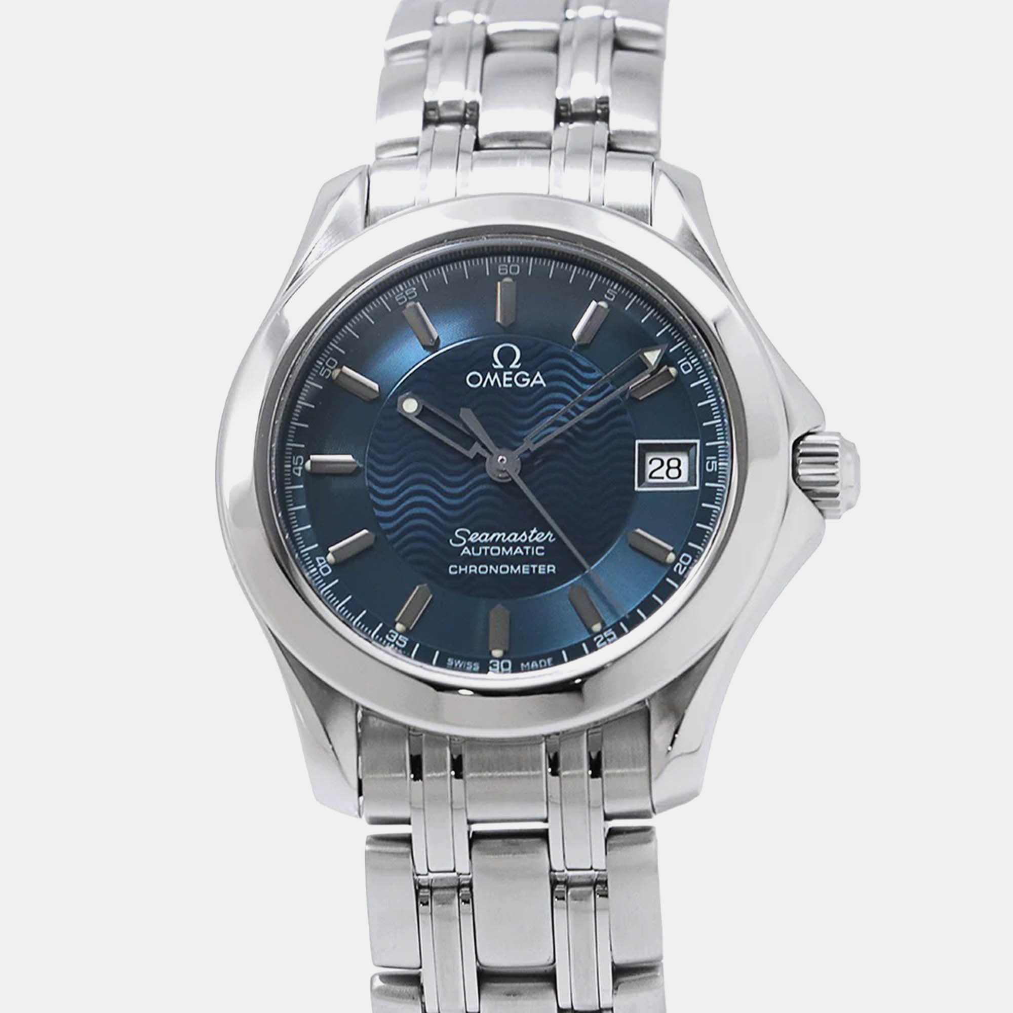 

Omega Seamaster 2501.81 Automatic Blue Stainless Steel Men's Wristwatch 36 mm